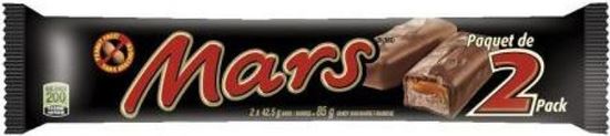 Mars Chocolate Bars King Size 85g- Canada Edition - Chocolate - Case of 24 - BB: N/A