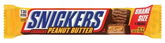 Snickers Crunchy Peanut Butter King Size 100.9g - U.S Edition - Chocolate - Case of 18 - BB: N/A
