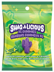 Shaq-A-Licious XL Gummies Sour 175G - Canada Edition - Candy - Case of 12 - BB: N/A - Extreme Snacks Wholesale