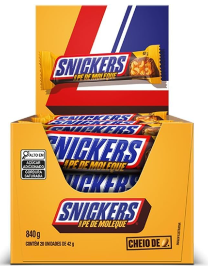 Snickers Pé De Moleque 42g - Brazil Edition - Chocolate - Case of 20 - BB: N/A