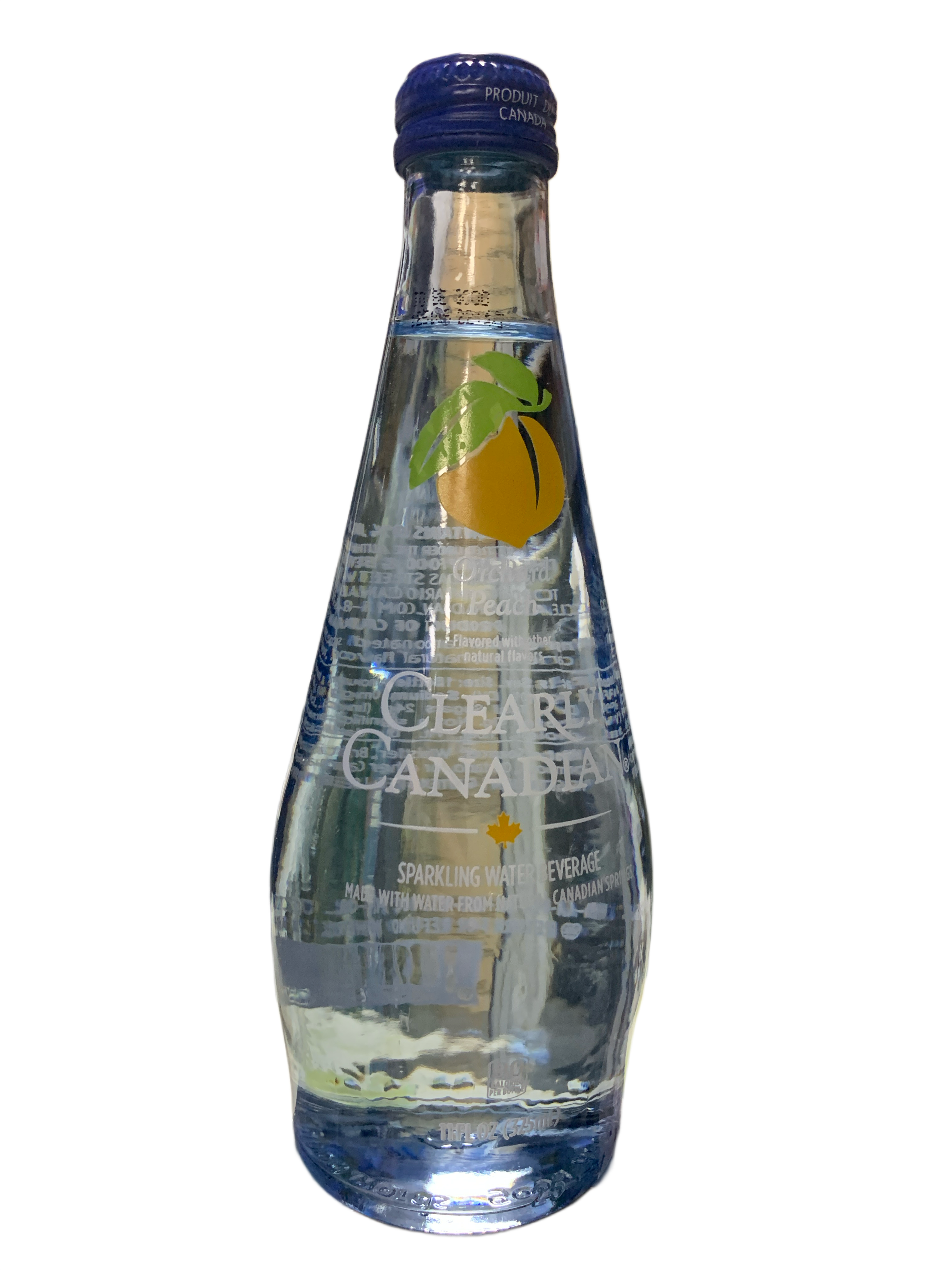 Clearly Canadian Orchard Peach Sparkling Water 325ML -Canadian Edition - Case Of 12 - BB:08/25