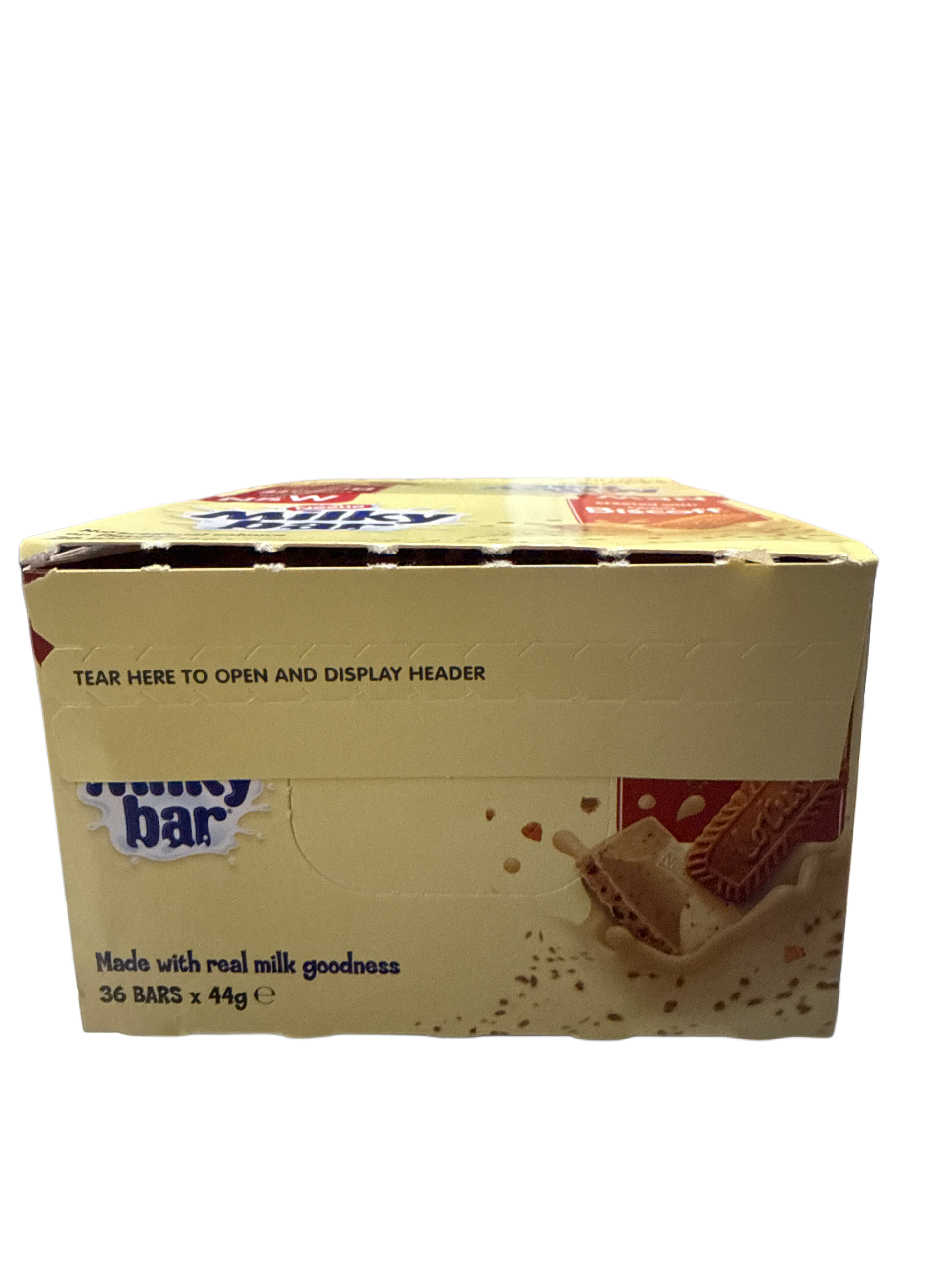 Nestle Milky Bar Lotus Biscoff Flavour 44G - Australian Edition - Chocolate - Case Of 36 - BB: 11/25 - Extreme Snacks Wholesale