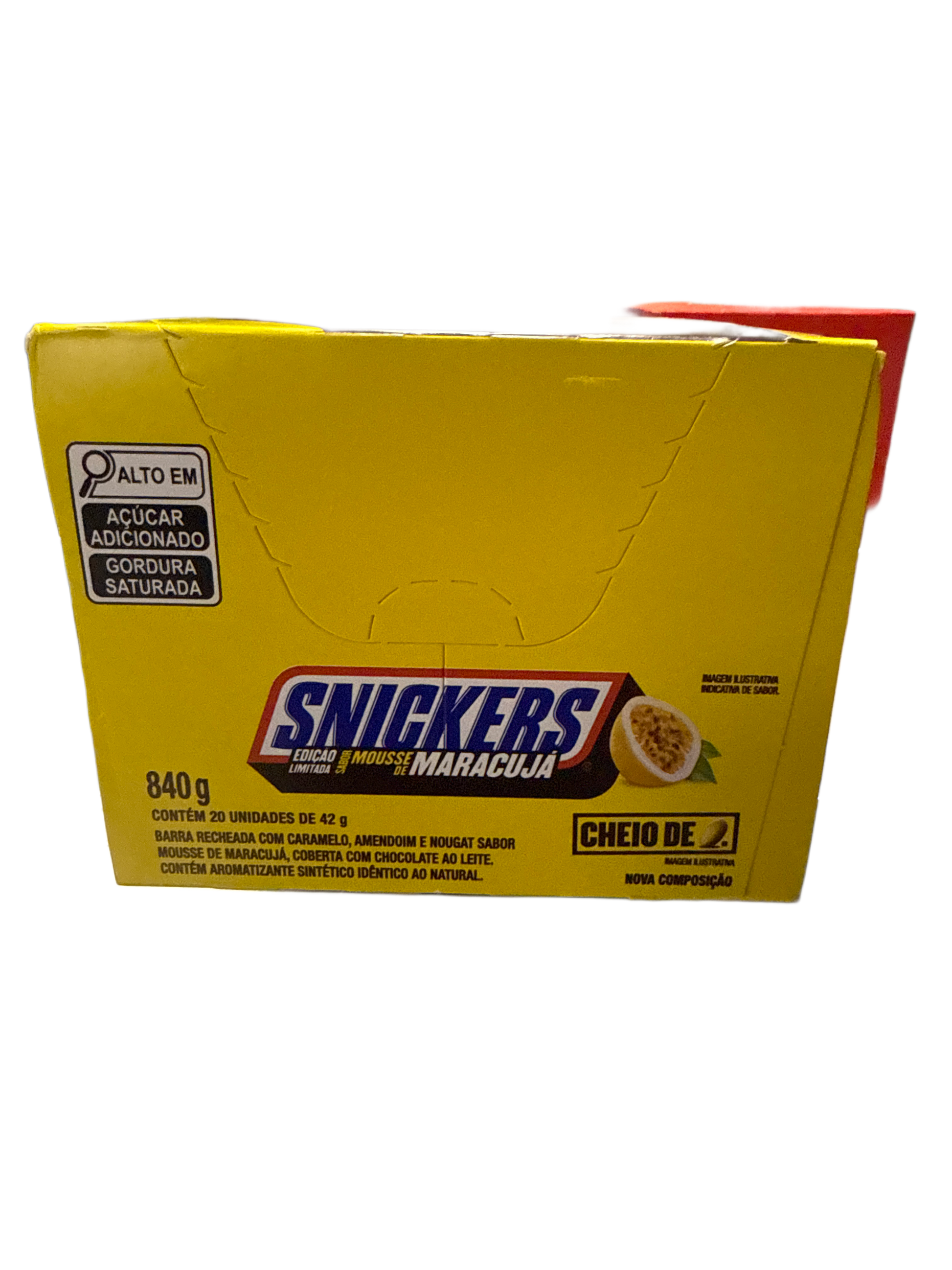 Snickers Passionfruit 42G - Brazil Edition - Chocolate - Case Of 20 - BB: 09/25 - Extreme Snacks Wholesale