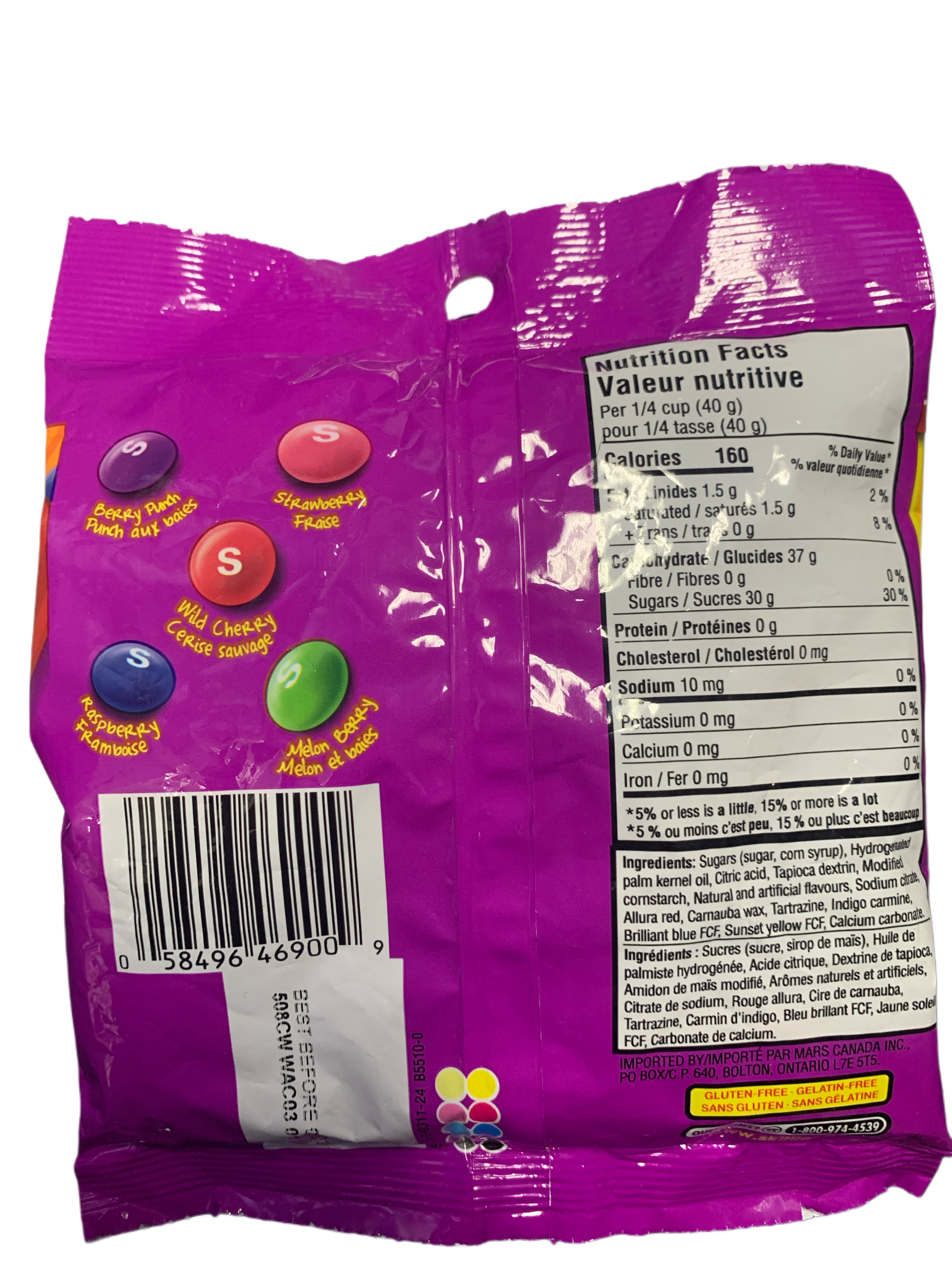 Skittles Berry 170G -Canadian Edition - Case Of 12 - BB:07/26 - Extreme Snacks Wholesale