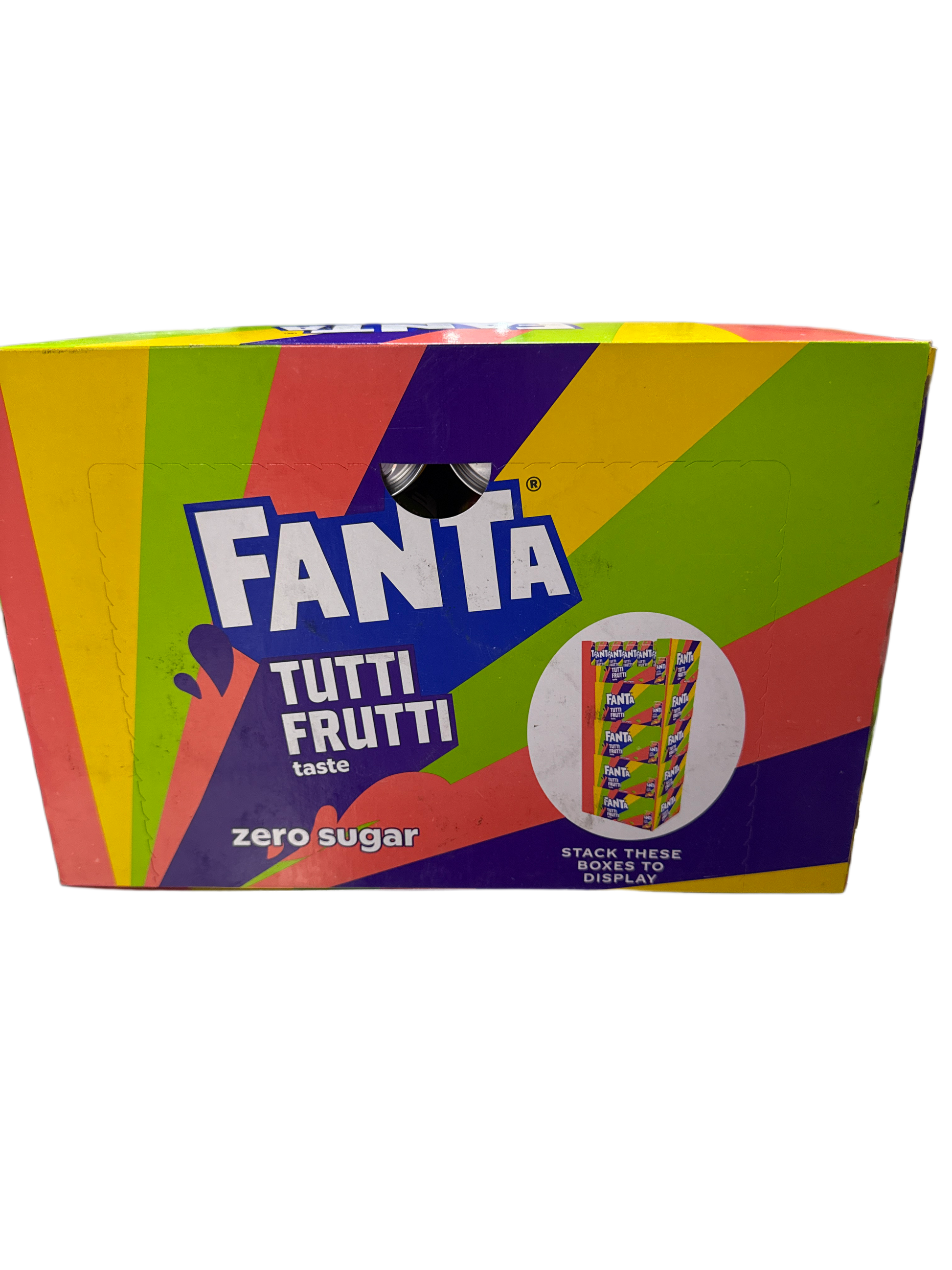 Fanta Tutti Fruitti Can 250ML - U.K Edition - Beverage - Case of 12 - BB: 09/25 - Extreme Snacks Wholesale