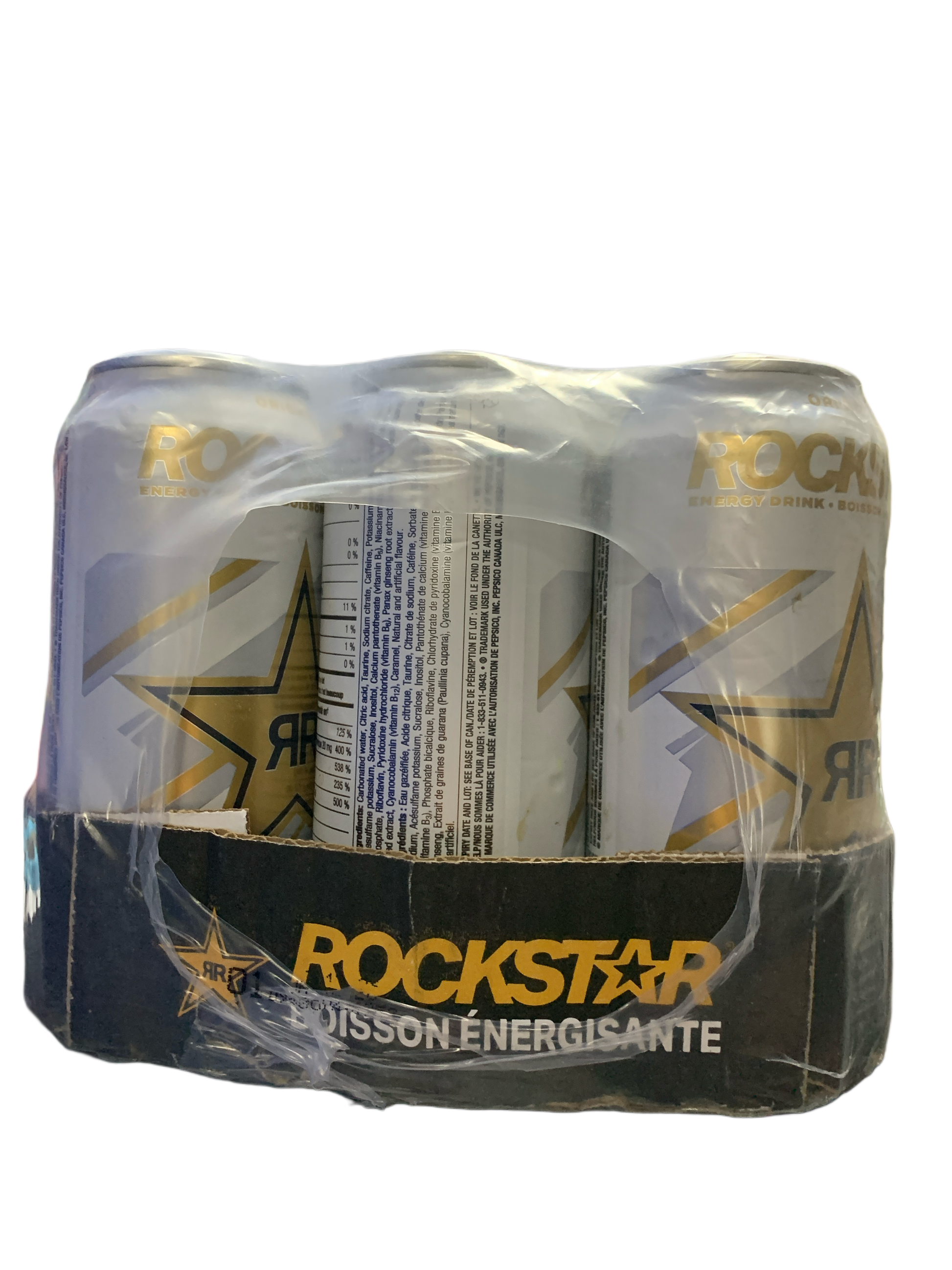 Rockstar Original Zero Sugar Flavour 473ML -Canadian Edition - Case Of 12 - BB:11/25 - Extreme Snacks Wholesale