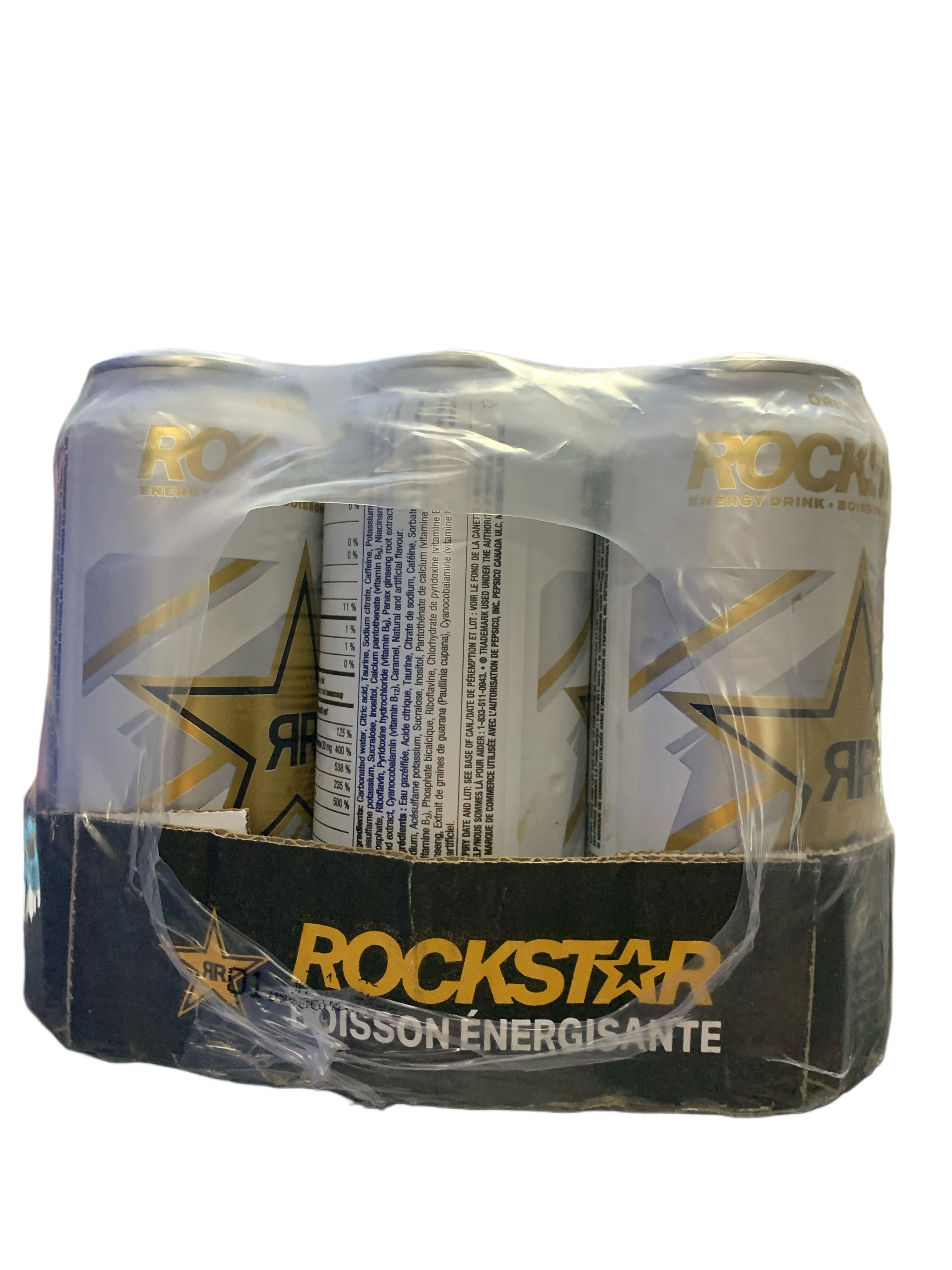 Rockstar Original Zero Sugar Flavour 473ML -Canadian Edition - Case Of 12 - BB:11/25 - Extreme Snacks Wholesale