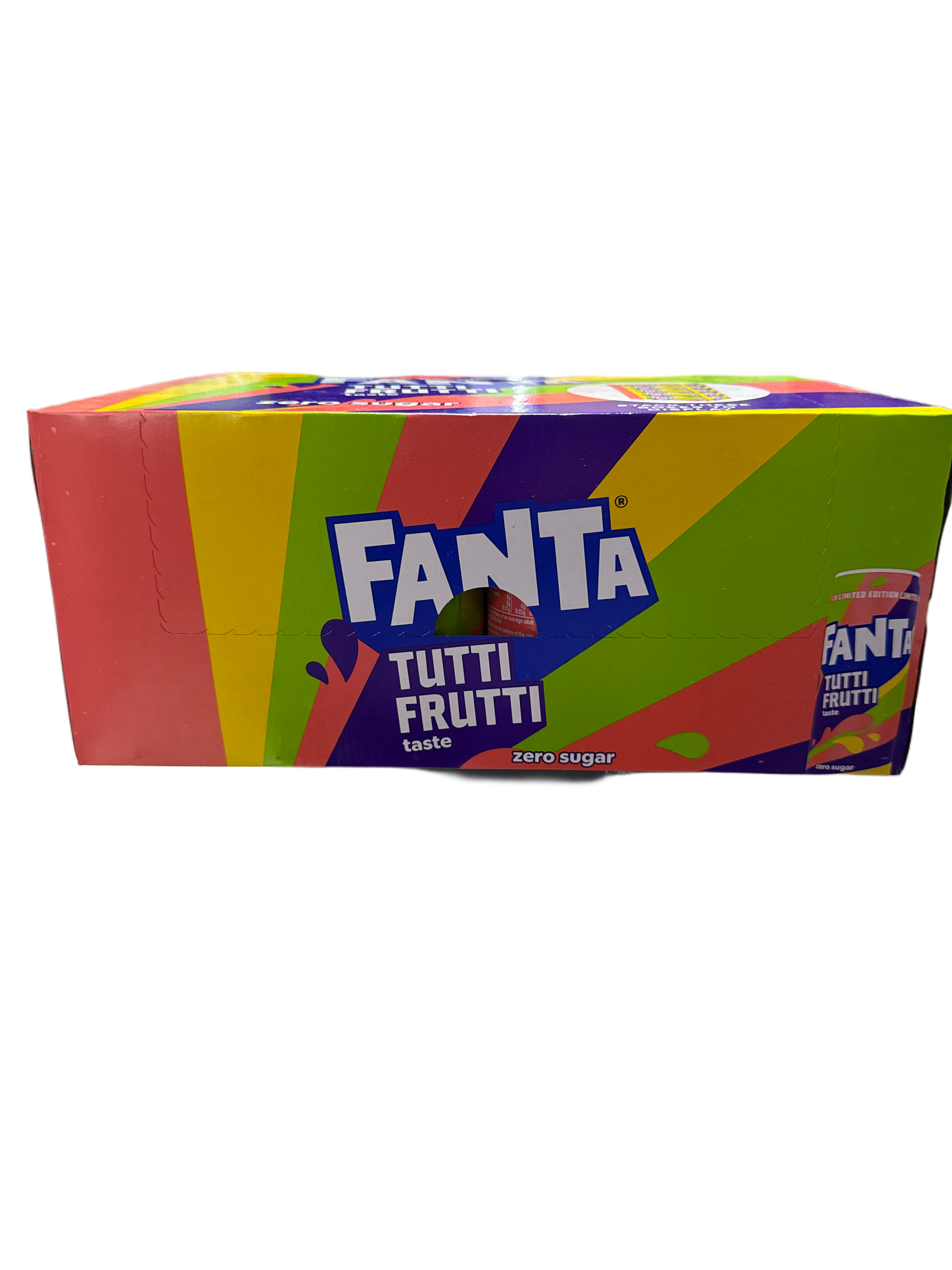 Fanta Tutti Fruitti Can 250ML - U.K Edition - Beverage - Case of 12 - BB: 09/25 - Extreme Snacks Wholesale