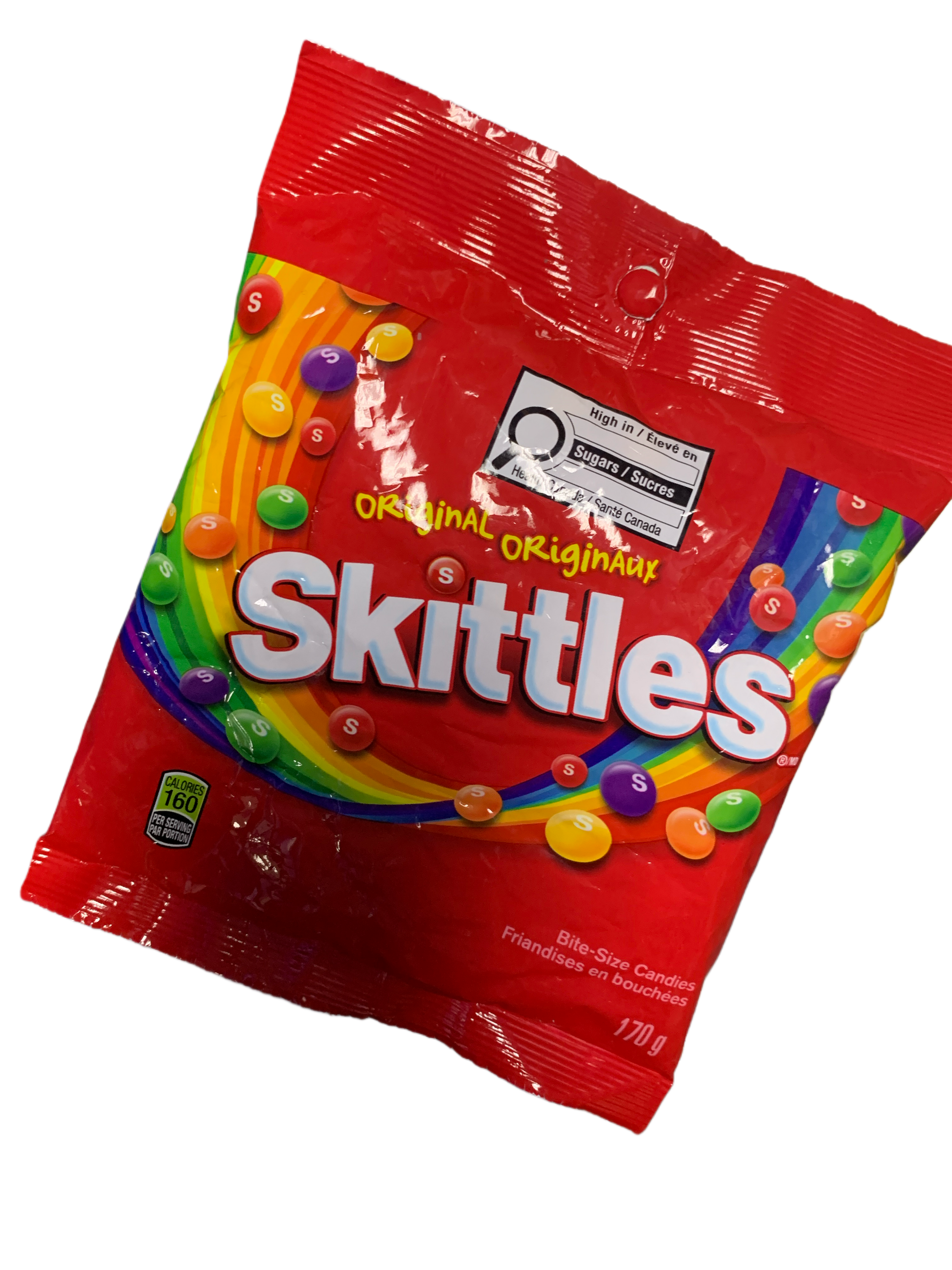 Skittles Original 170G -Canadian Edition - Case Of 12 - BB:06/26 - Extreme Snacks Wholesale