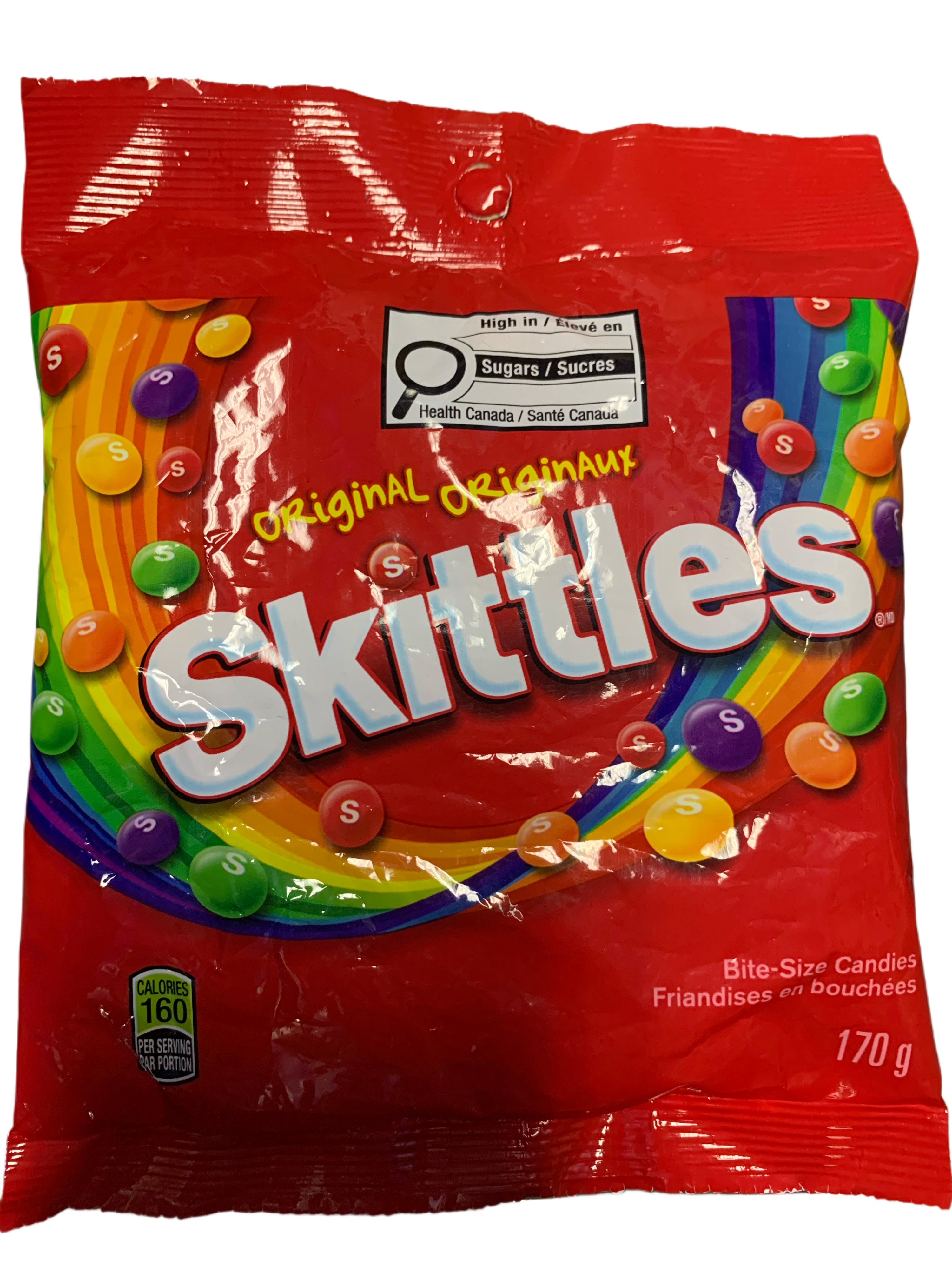 Skittles Original 170G -Canadian Edition - Case Of 12 - BB:06/26 - Extreme Snacks Wholesale