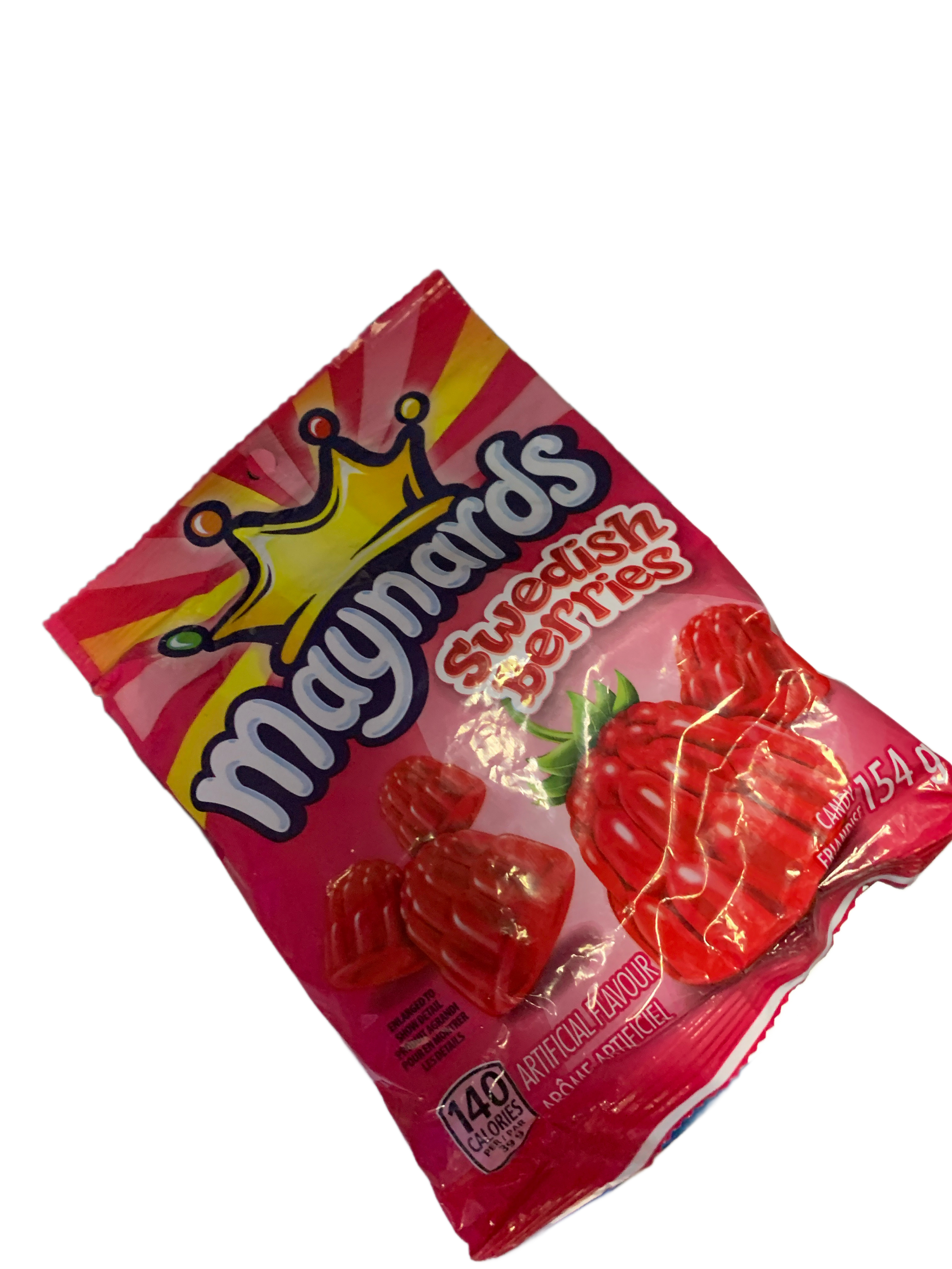 Maynards Swedish Berries 154G -Canadian Edition - Case Of 12 - BB:02/26 - Extreme Snacks Wholesale