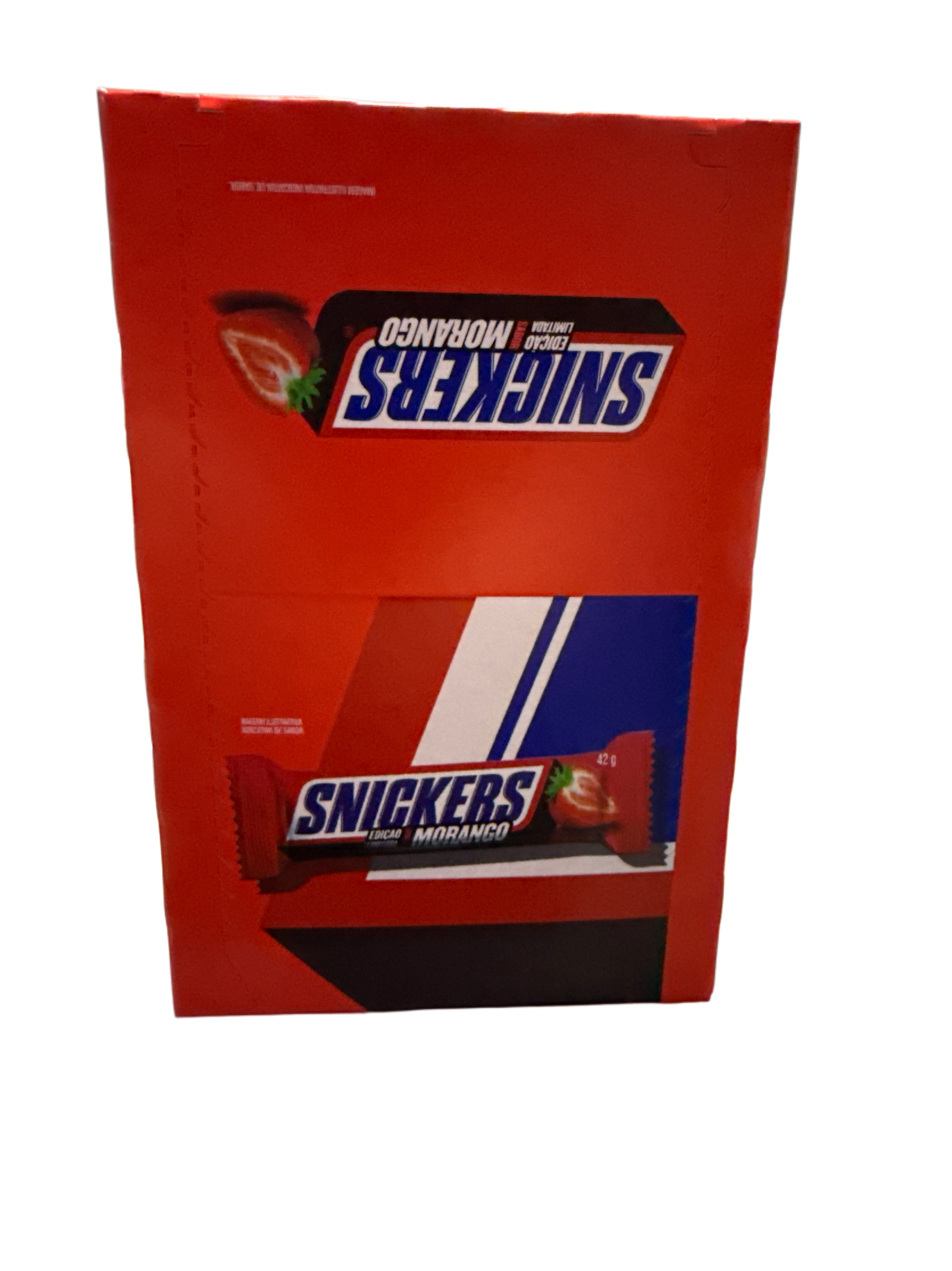 Snickers Strawberry 42G - Brazil Edition - Chocolate - Case Of 20 - BB: 09/25 - Extreme Snacks Wholesale