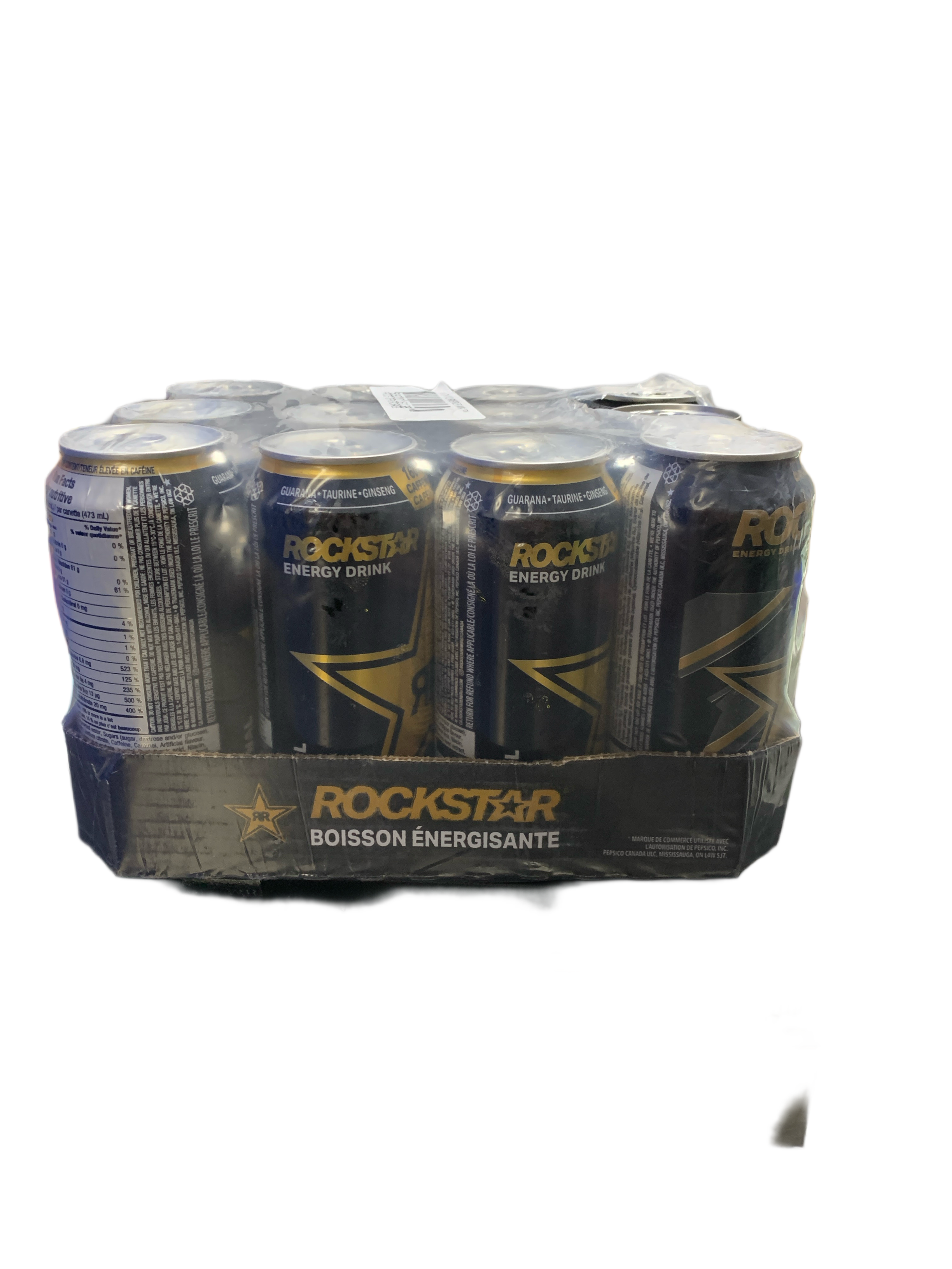 Rockstar Original Flavour 473ML -Canadian Edition - Case Of 12 - BB:11/25 - Extreme Snacks Wholesale