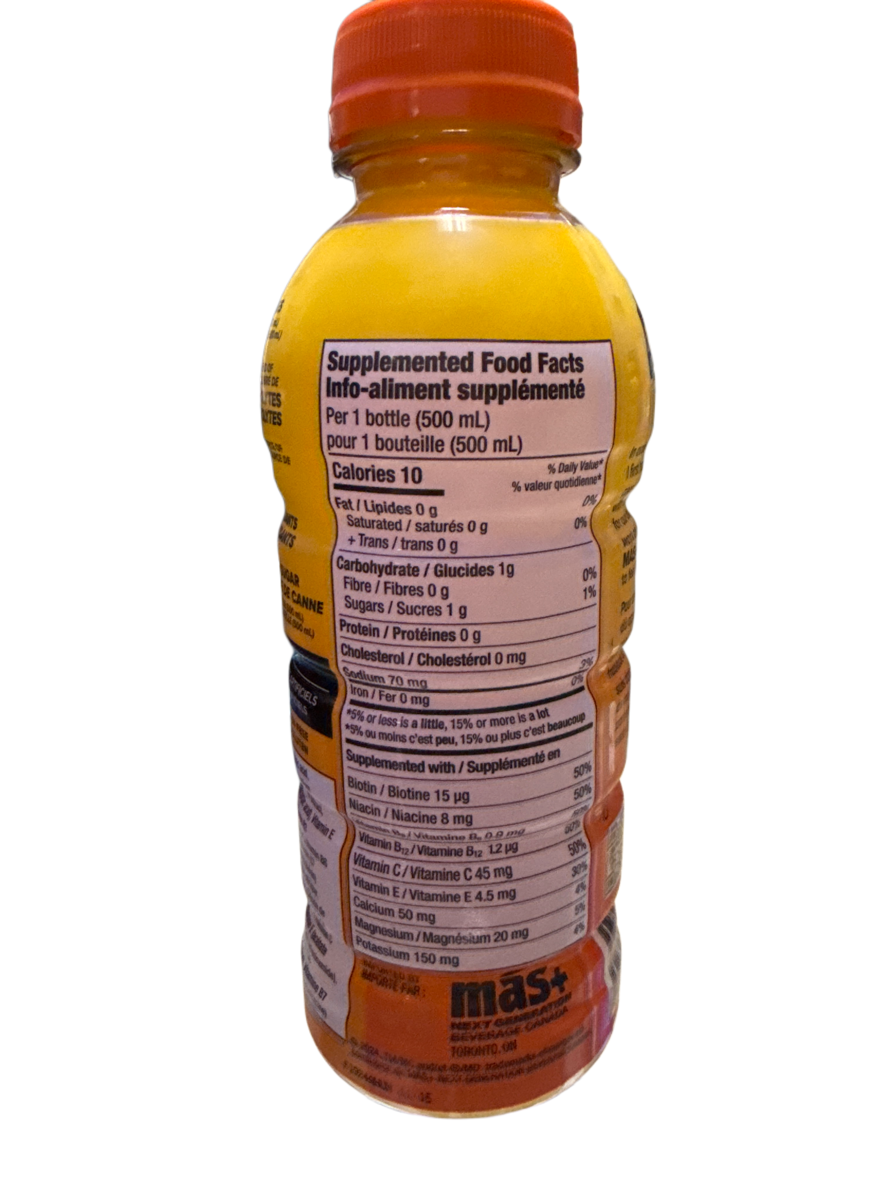 Mas By Messi Orange D'Or 500ML - Canada Edition - Beverage - Case of 12 - BB: 11/25