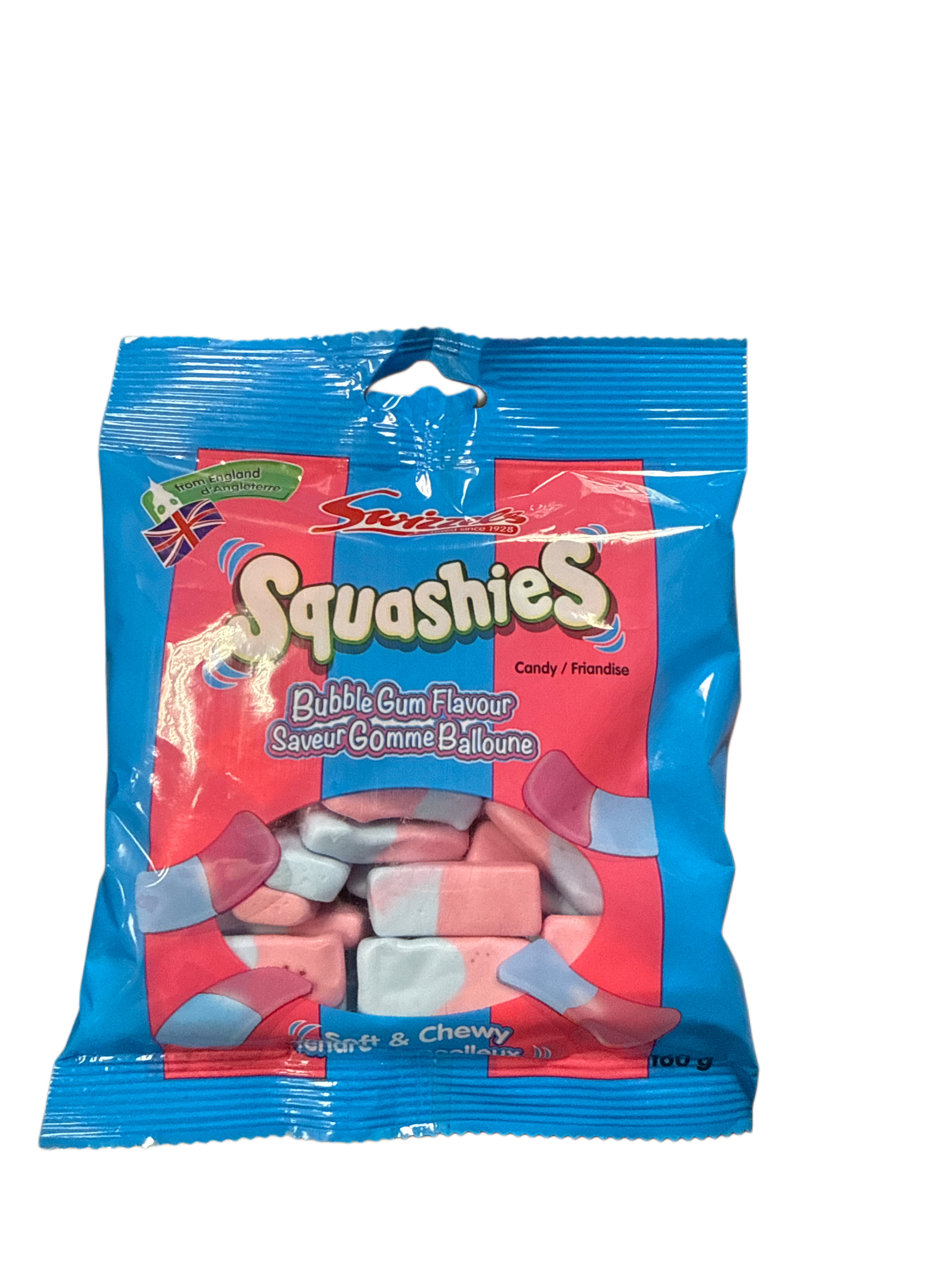 Swizzels Squashies Bubble Gum Flavour 140G- U.K Edition - Candy - Case Of 10 - BB: 07/26 - Extreme Snacks Wholesale