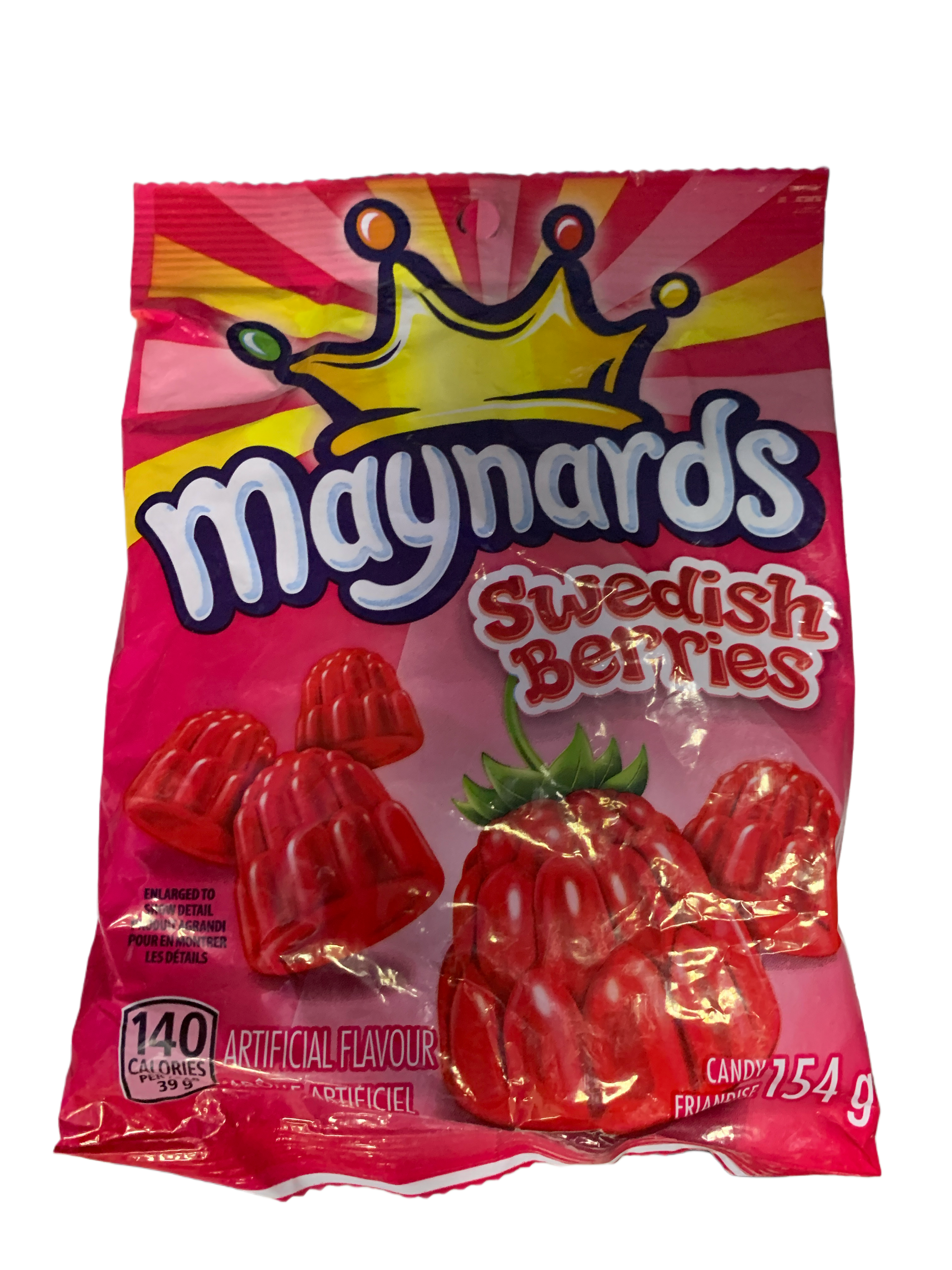Maynards Swedish Berries 154G -Canadian Edition - Case Of 12 - BB:02/26 - Extreme Snacks Wholesale