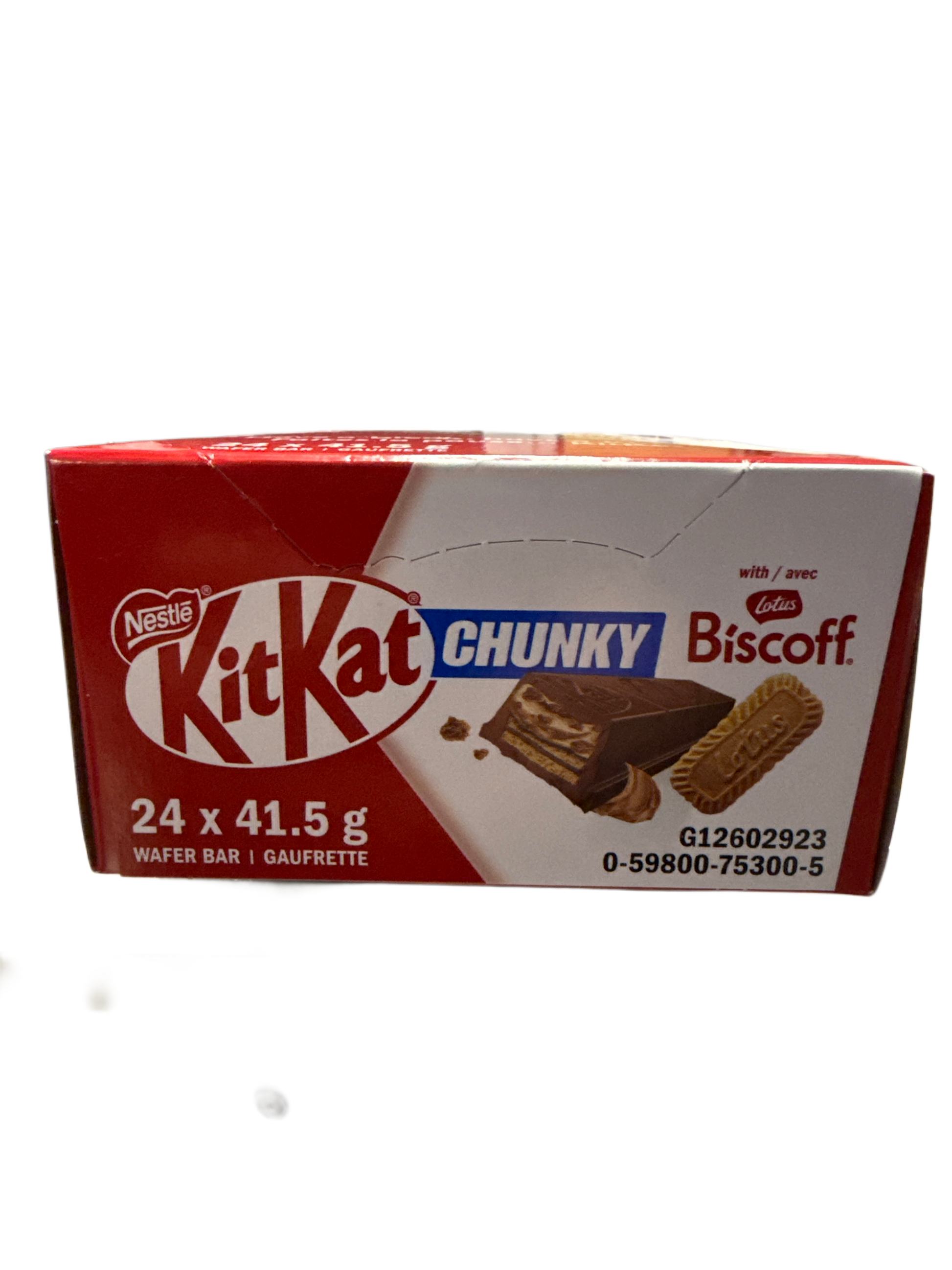Nestle Kit Kat Milk Chocolate With Lotus Biscoff 41.5G - Canadian Edition - Chocolate - Case Of 24 - BB: 12/25 - Extreme Snacks Wholesale