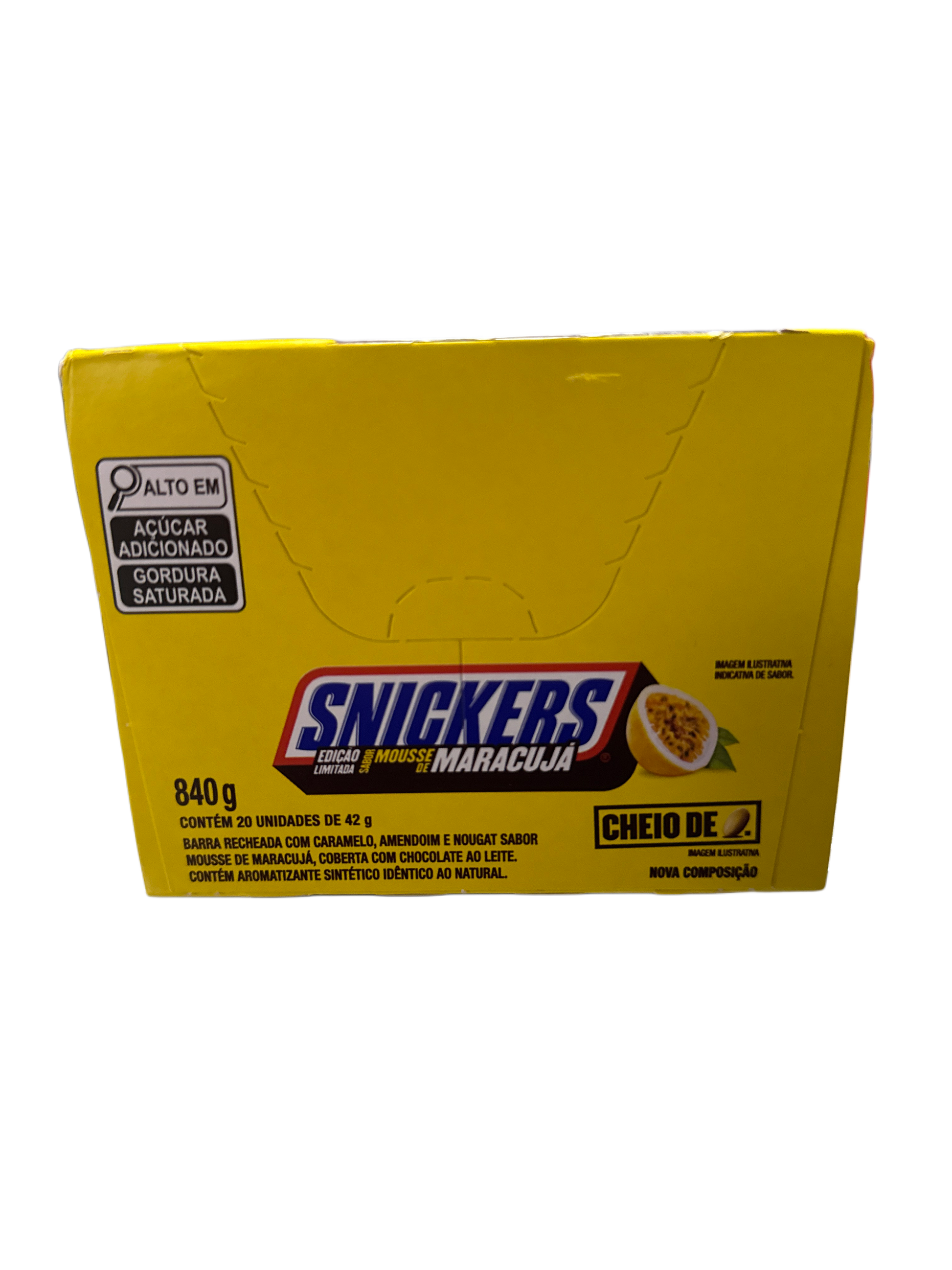 Snickers Passionfruit 42G - Brazil Edition - Chocolate - Case Of 20 - BB: 09/25 - Extreme Snacks Wholesale