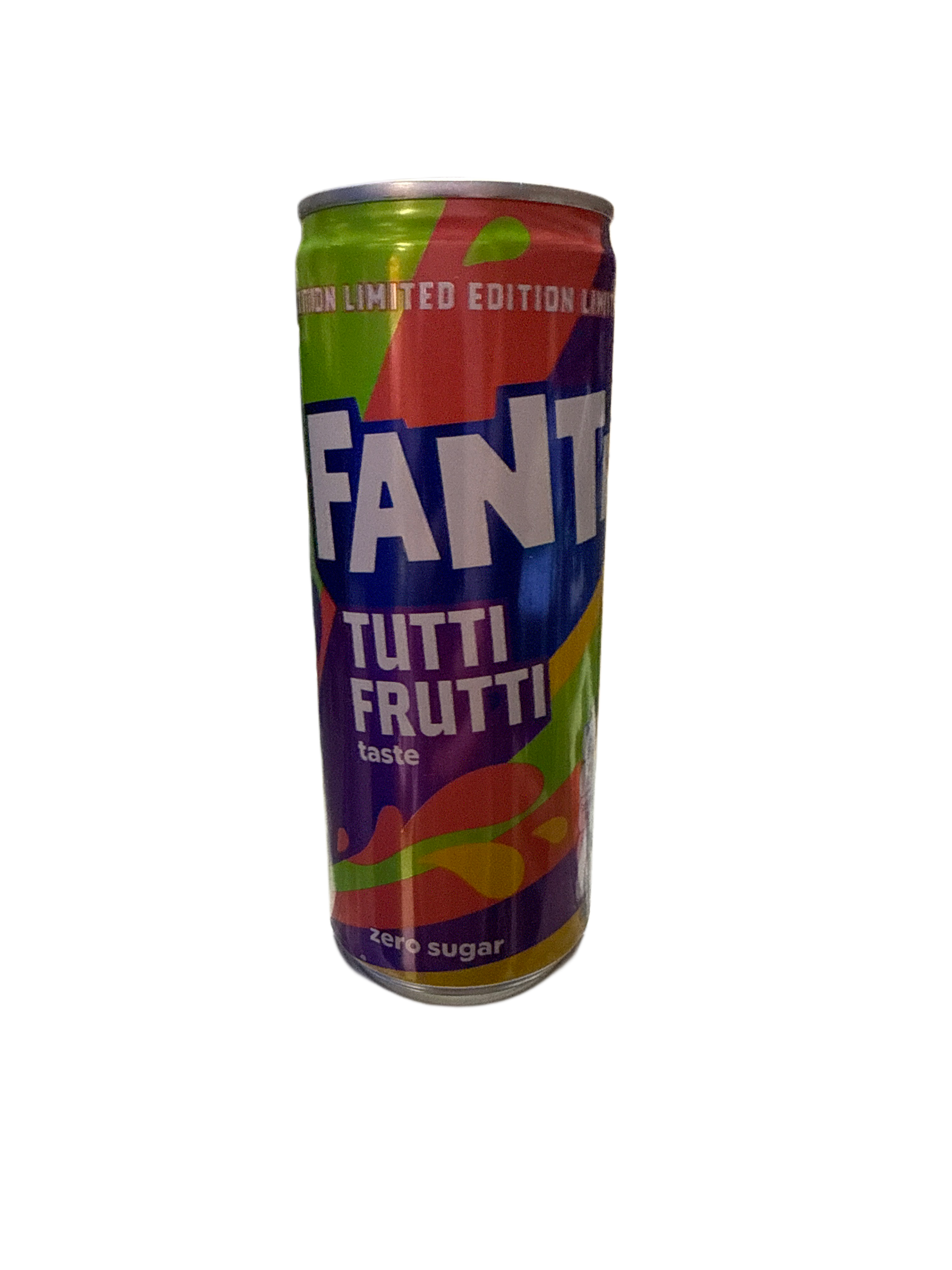 Fanta Tutti Fruitti Can 250ML - U.K Edition - Beverage - Case of 12 - BB: 09/25 - Extreme Snacks Wholesale