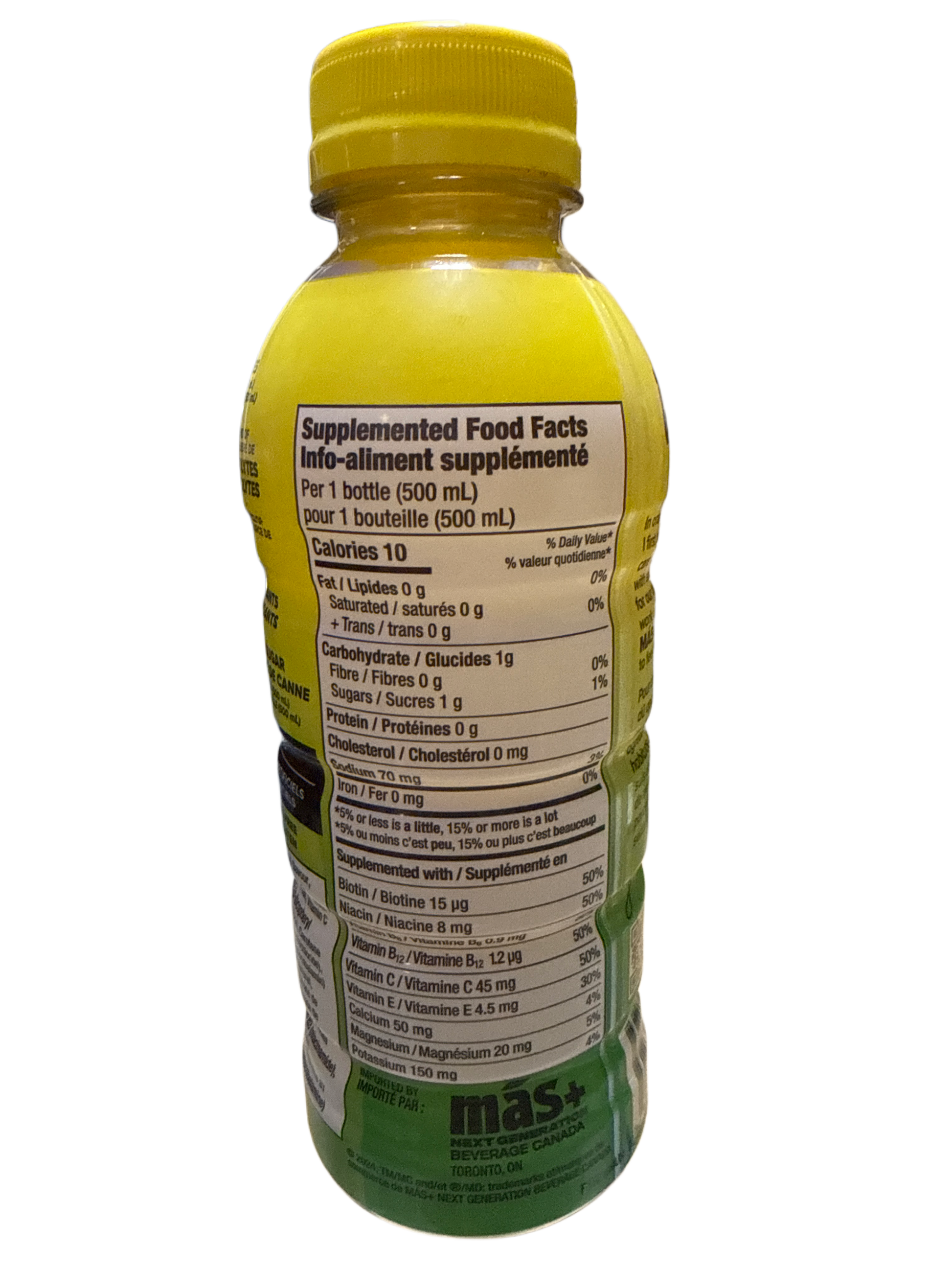 Mas By Messi Lemon Lime League 500ML - Canada Edition - Beverage - Case of 12 - BB: 11/25 - Extreme Snacks Wholesale
