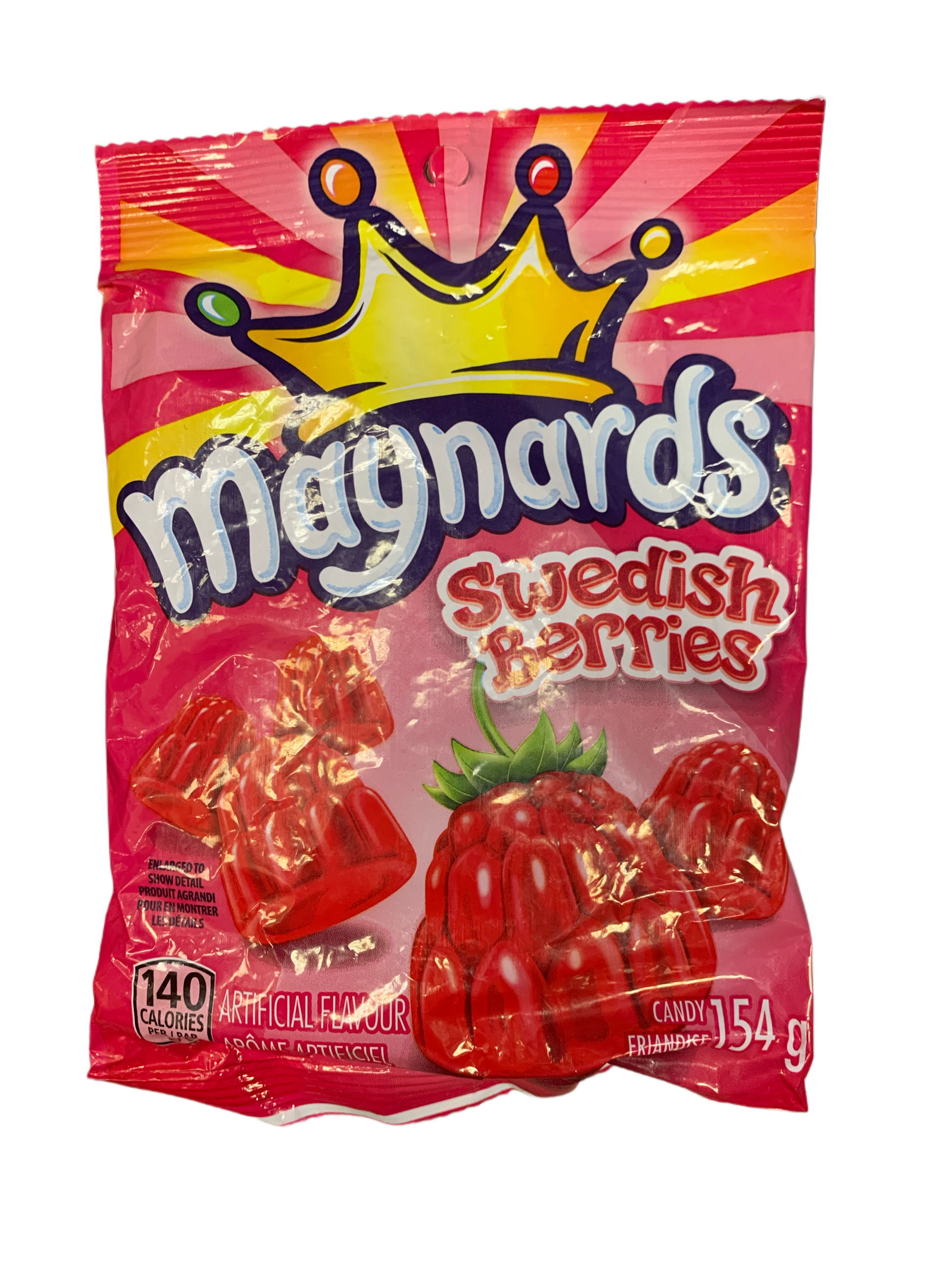 Maynards Swedish Berries 154G -Canadian Edition - Case Of 12 - BB:02/26 - Extreme Snacks Wholesale