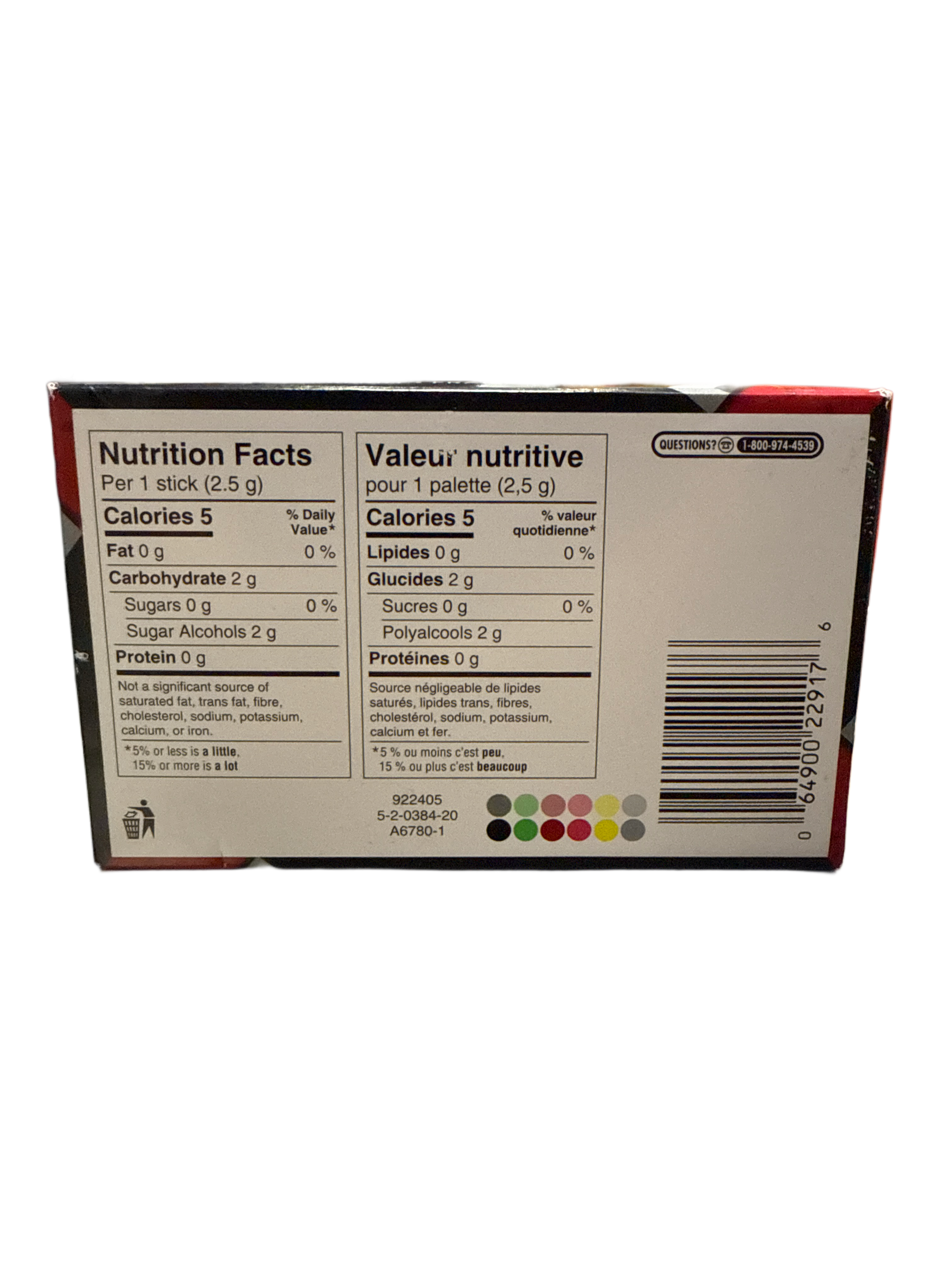 5 Gum Sour Strawberry Flood 37.5G - Canadian Edition - Gum - Box Of 10 - BB: 11/25 - Extreme Snacks Wholesale