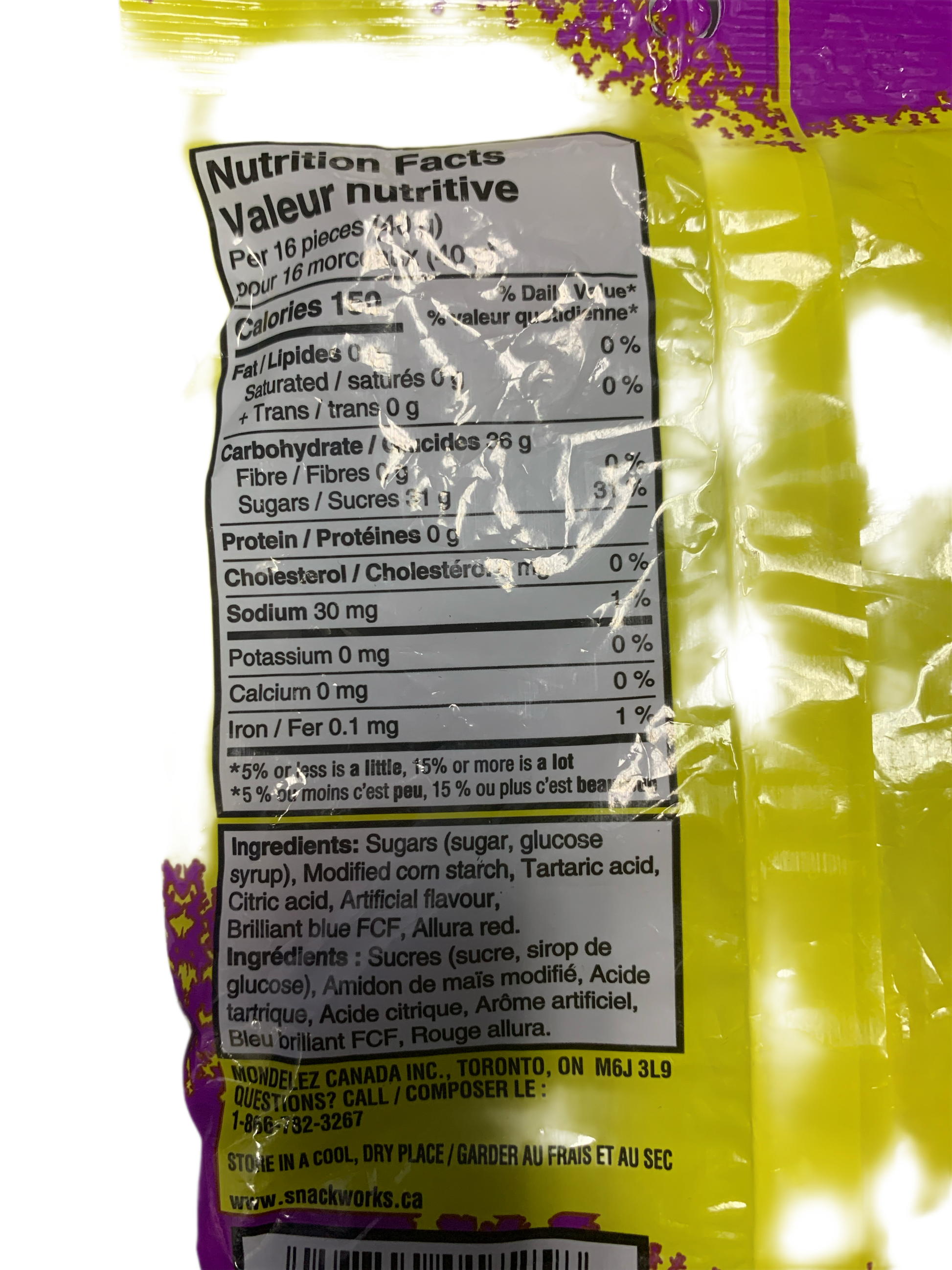 Sour Patch Kids Berries 150G -Canadian Edition - Case Of 12 - BB:09/25 - Extreme Snacks Wholesale