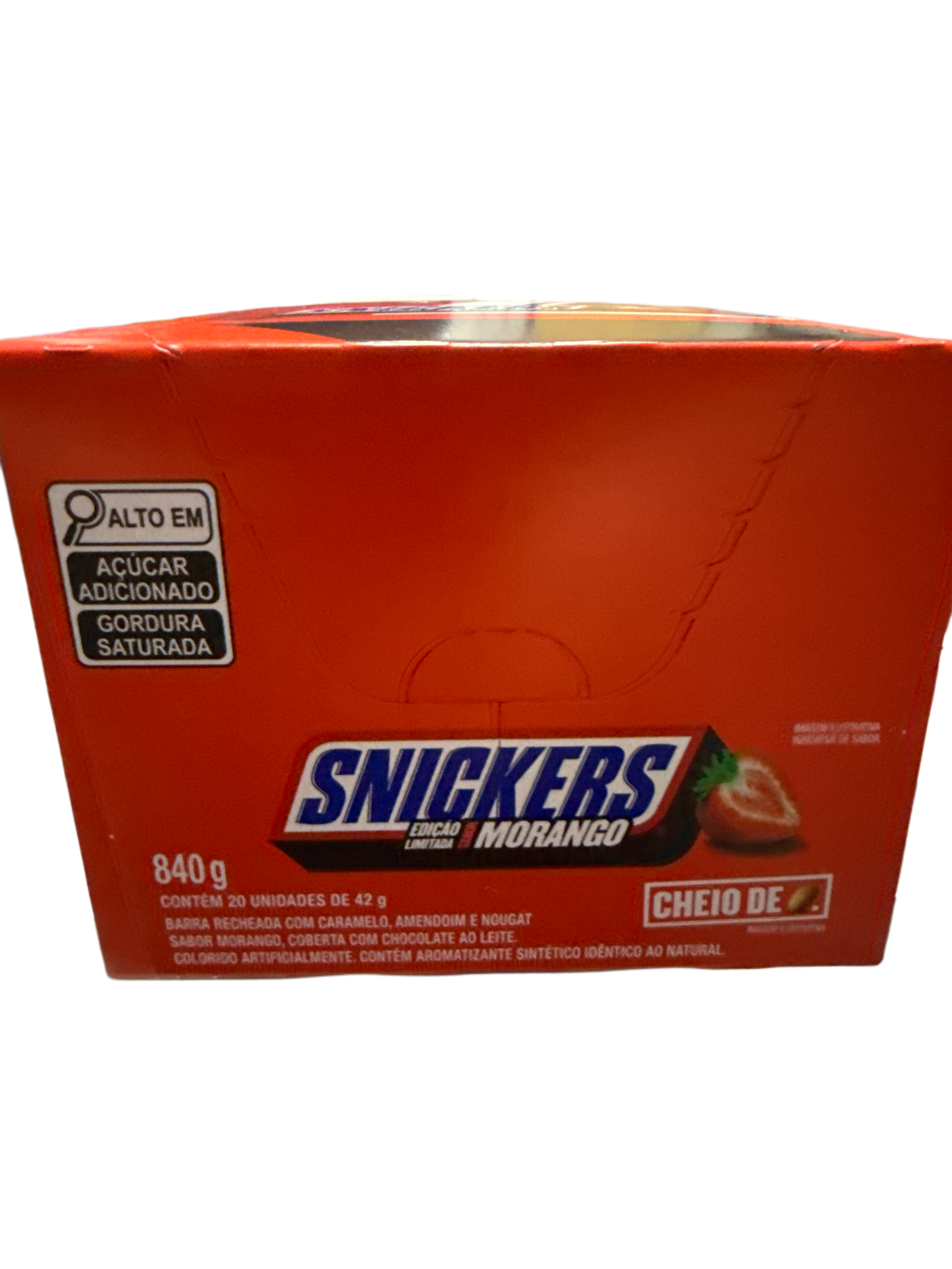 Snickers Strawberry 42G - Brazil Edition - Chocolate - Case Of 20 - BB: 09/25
