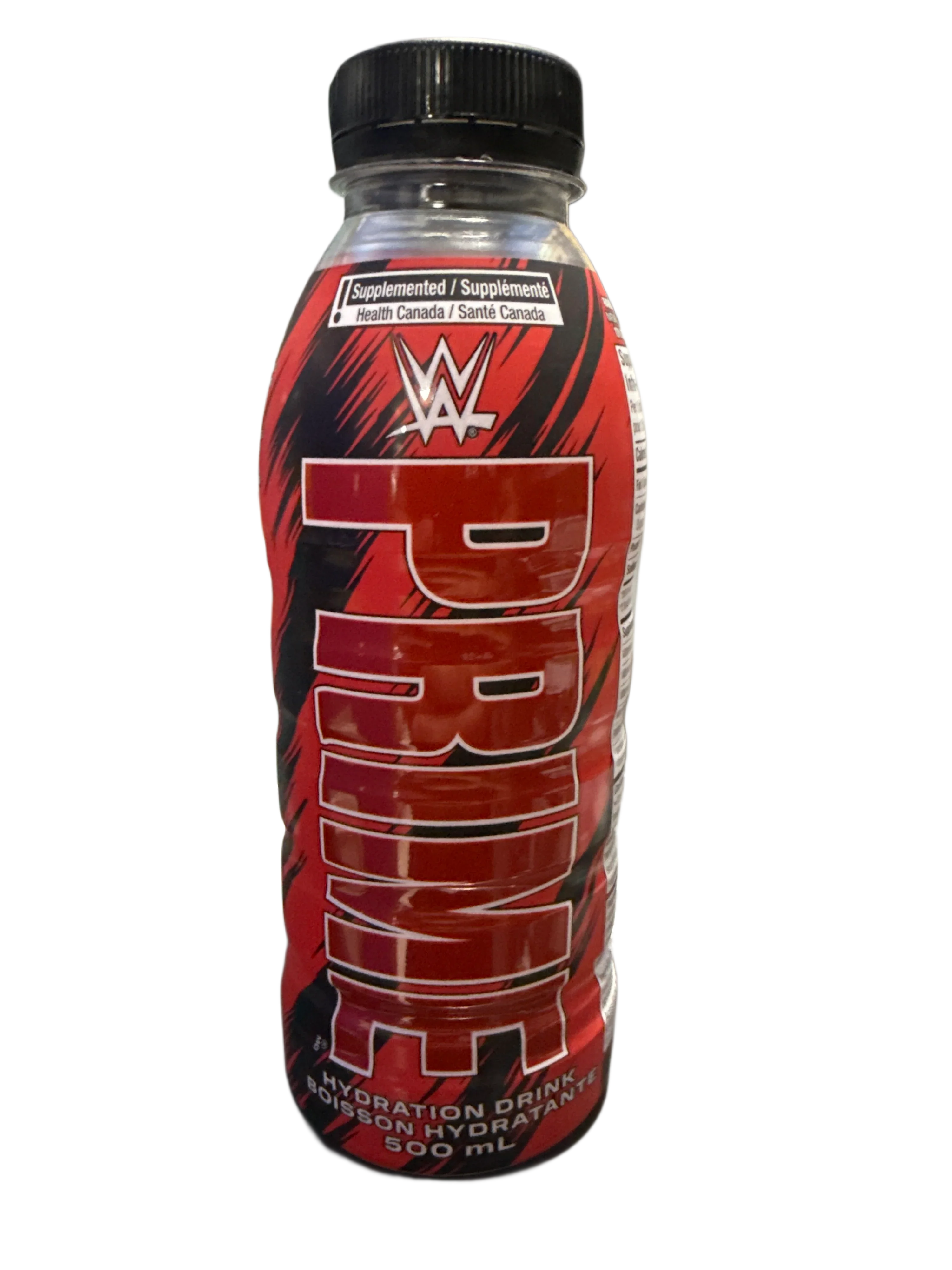 Prime Hydration WWE Rainbow Sherbet Flavour 500ML  - Canada Edition - Beverage - Case Of 12 - BB: N/A