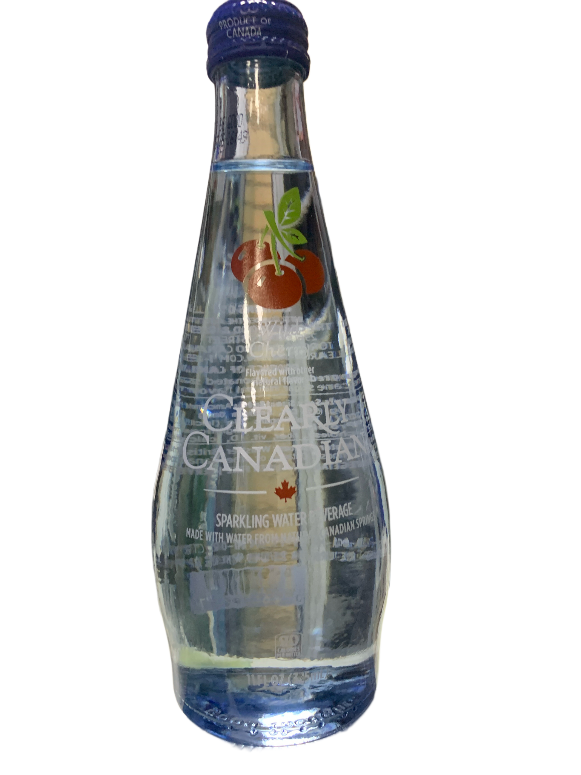 Clearly Canadian Wild Cherry Sparkling Water 325ML -Canadian Edition - Case Of 12 - BB:08/25 - Extreme Snacks Wholesale