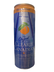 Clearly Canadian Orchard Peach Sparkling Water Cans 355ML -Canadian Edition - Case Of 12 - BB:10/25