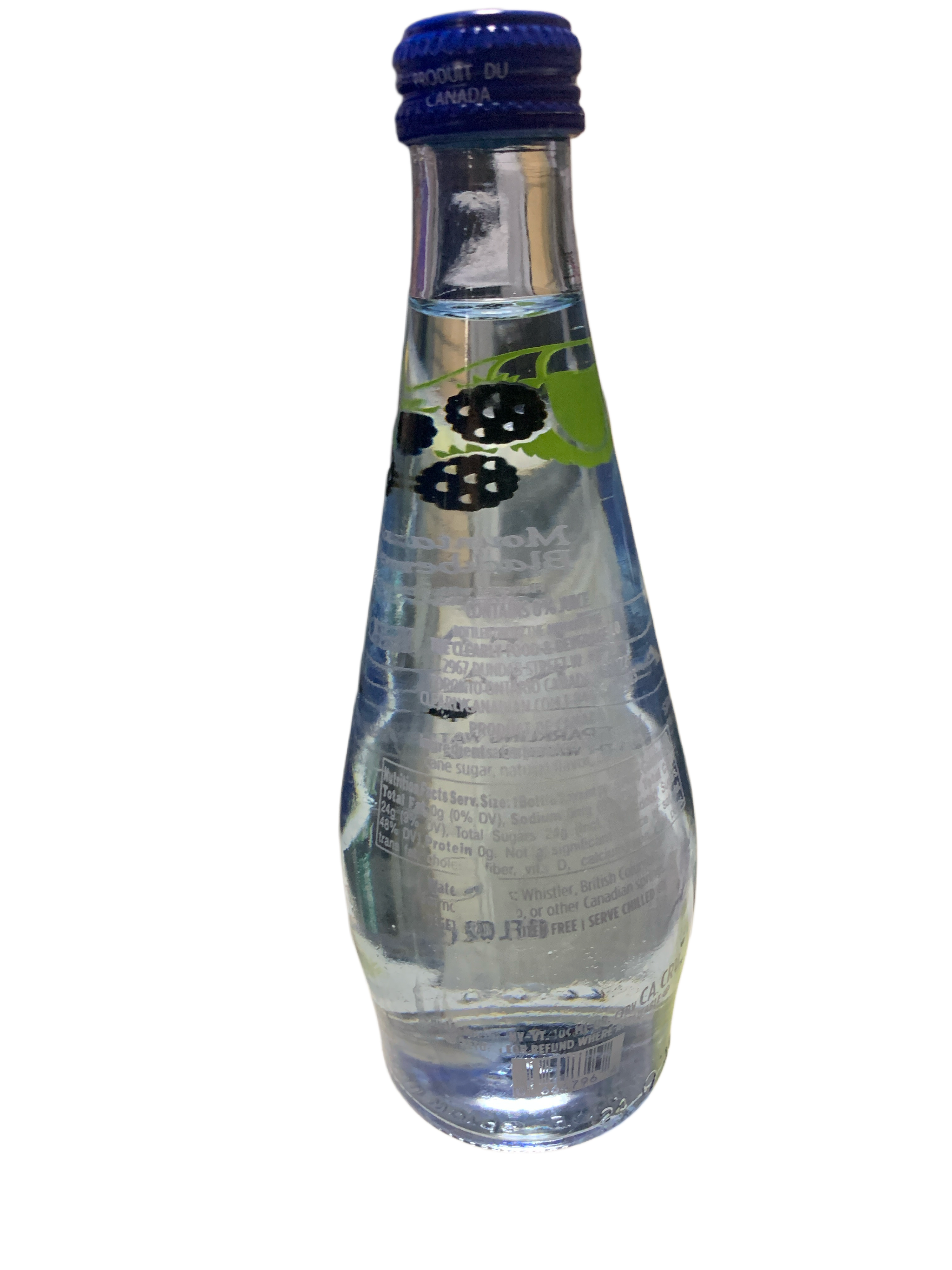 Clearly Canadian Mountain Blackberry Sparkling Water 325ML -Canadian Edition - Case Of 12 - BB:08/25