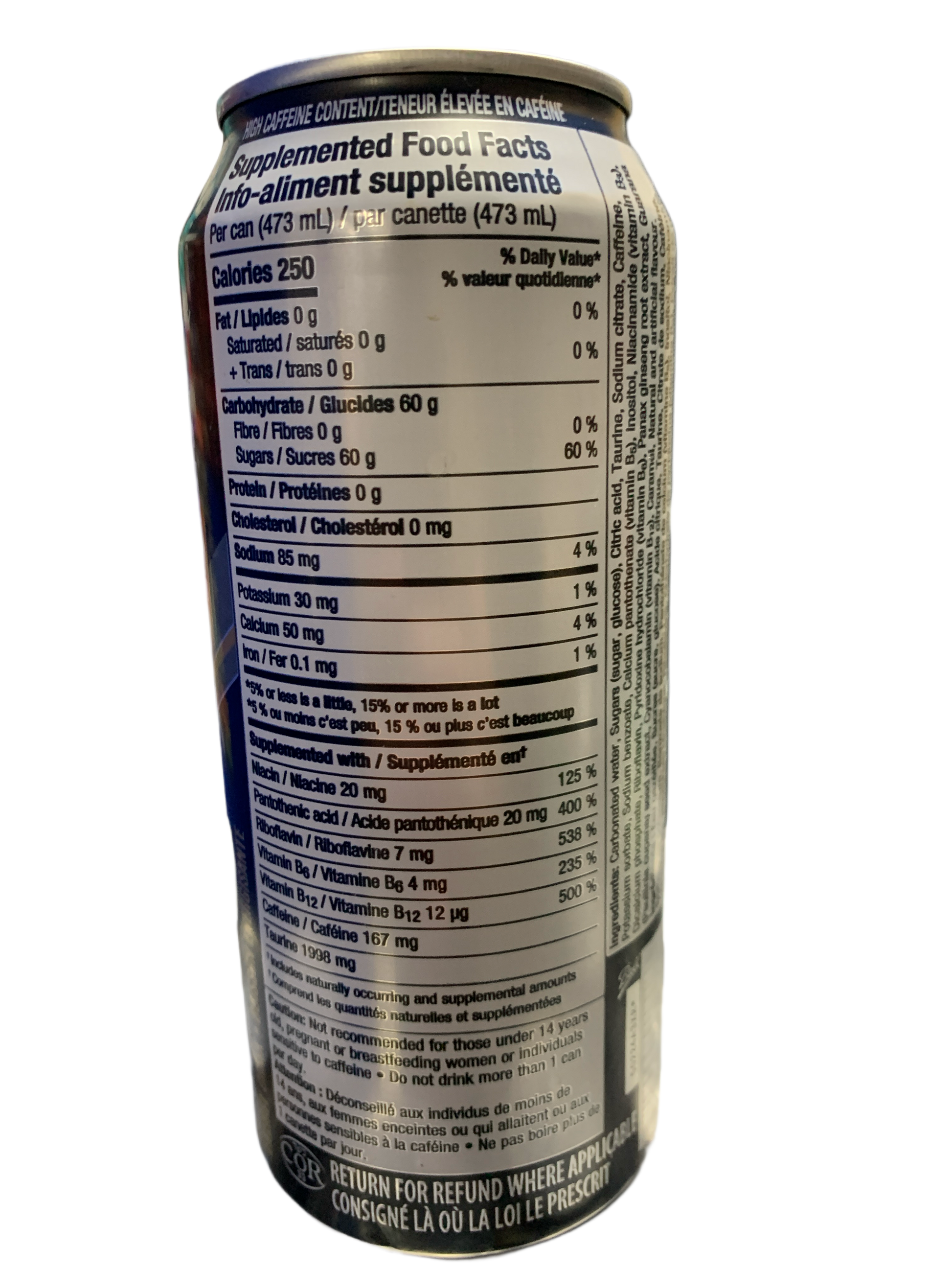 Rockstar Original Flavour 473ML -Canadian Edition - Case Of 12 - BB:11/25 - Extreme Snacks Wholesale