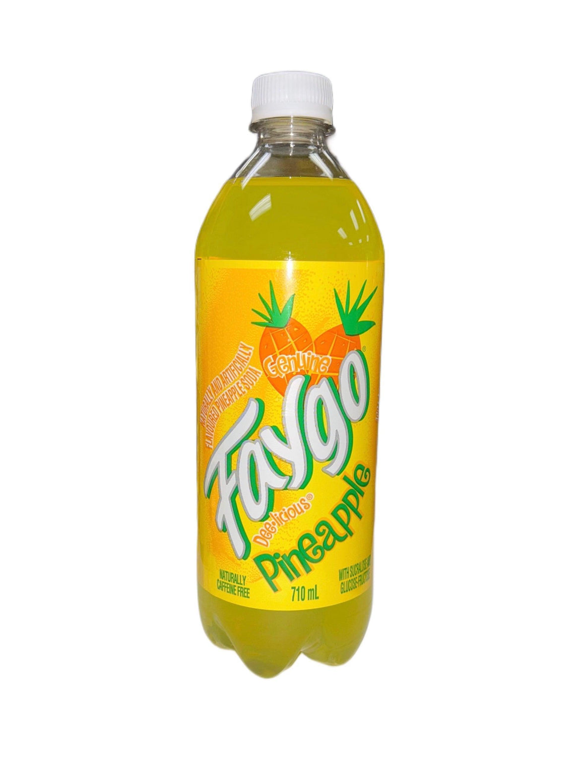 Faygo Pineapple Soda Bottle 710ML - U.S Edition - Beverage - Case Of 24 - BB: N/A - Extreme Snacks Wholesale