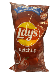 Lays Ketchup Chips - 220G Canada Edition - Canada Edition - Snack - Case of 12 - BB: N/A