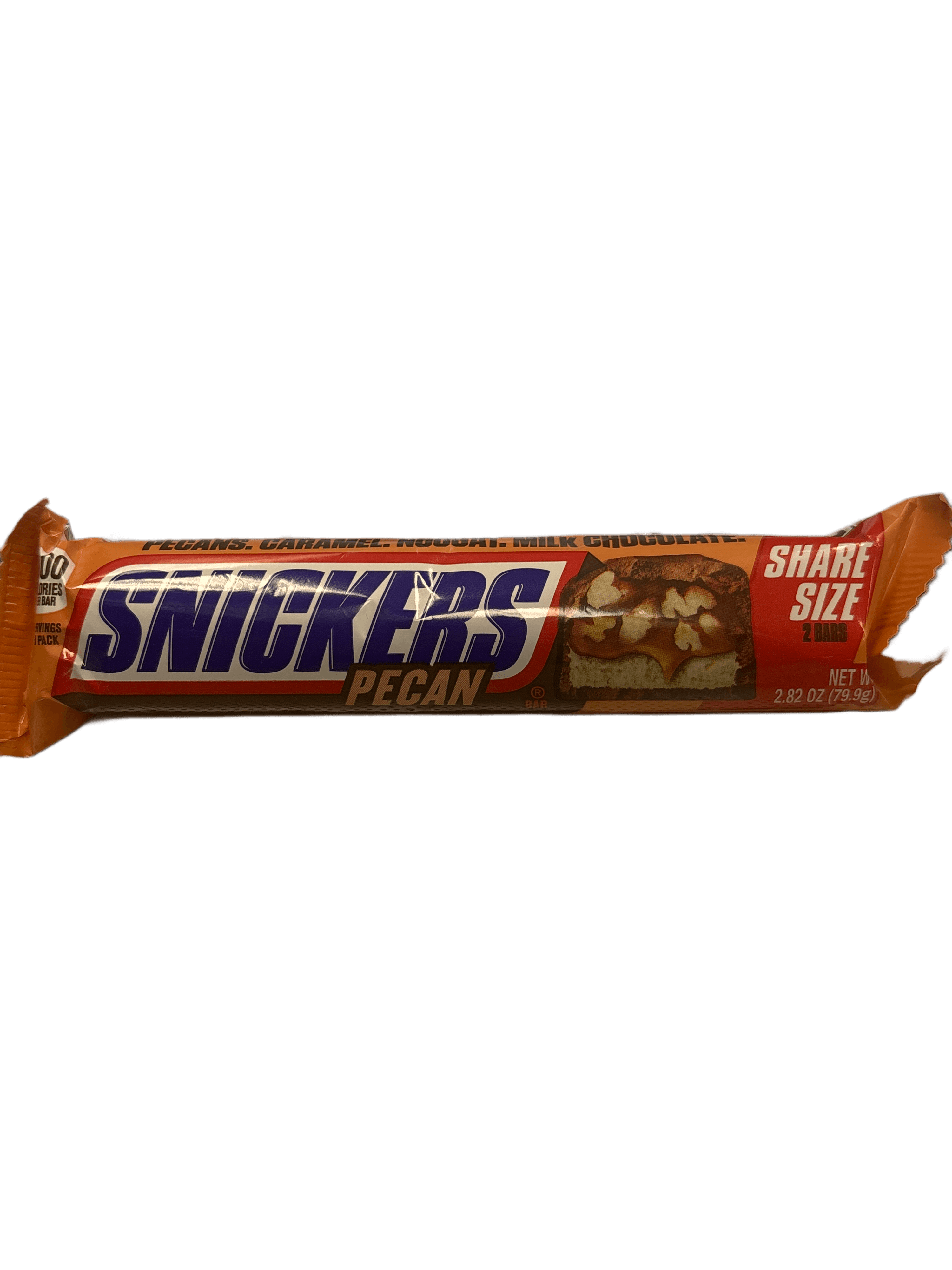Snickers Pecan King Size Bars 80g - U.S Edition - Chocolate - Case of 24 - BB: N/A