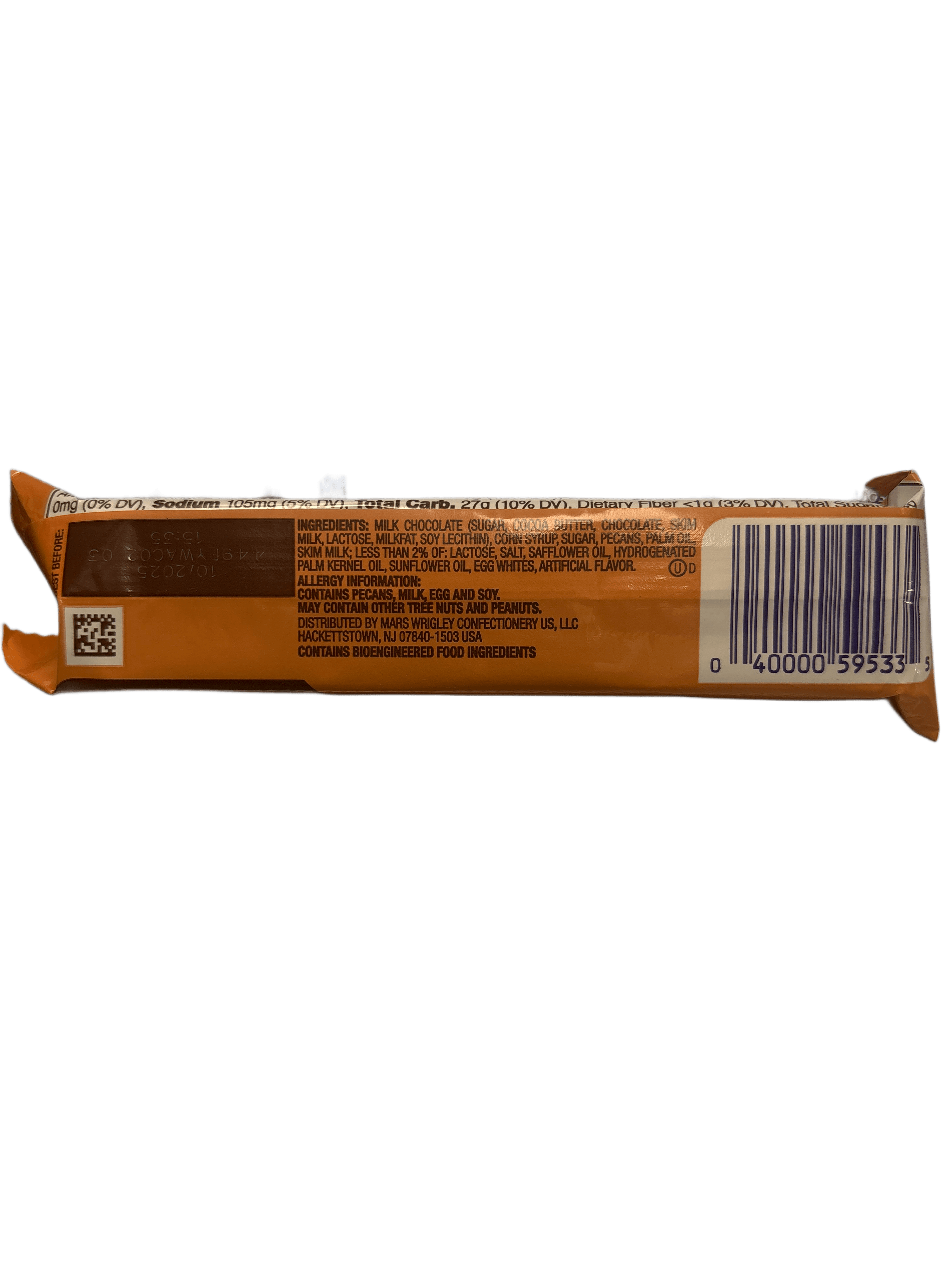 Snickers Pecan King Size Bars 80g - U.S Edition - Chocolate - Case of 24 - BB: N/A