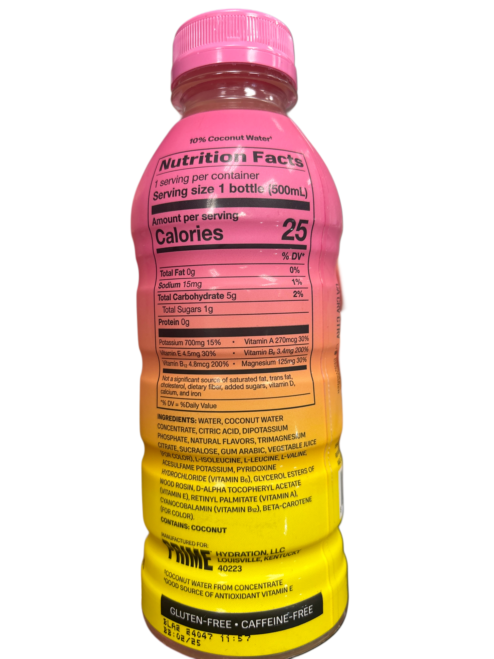Prime Hydration Strawberry Banana Drink - U.S Edition - Beverage - Case of 12 - BB: 02/25 - Extreme Snacks Wholesale