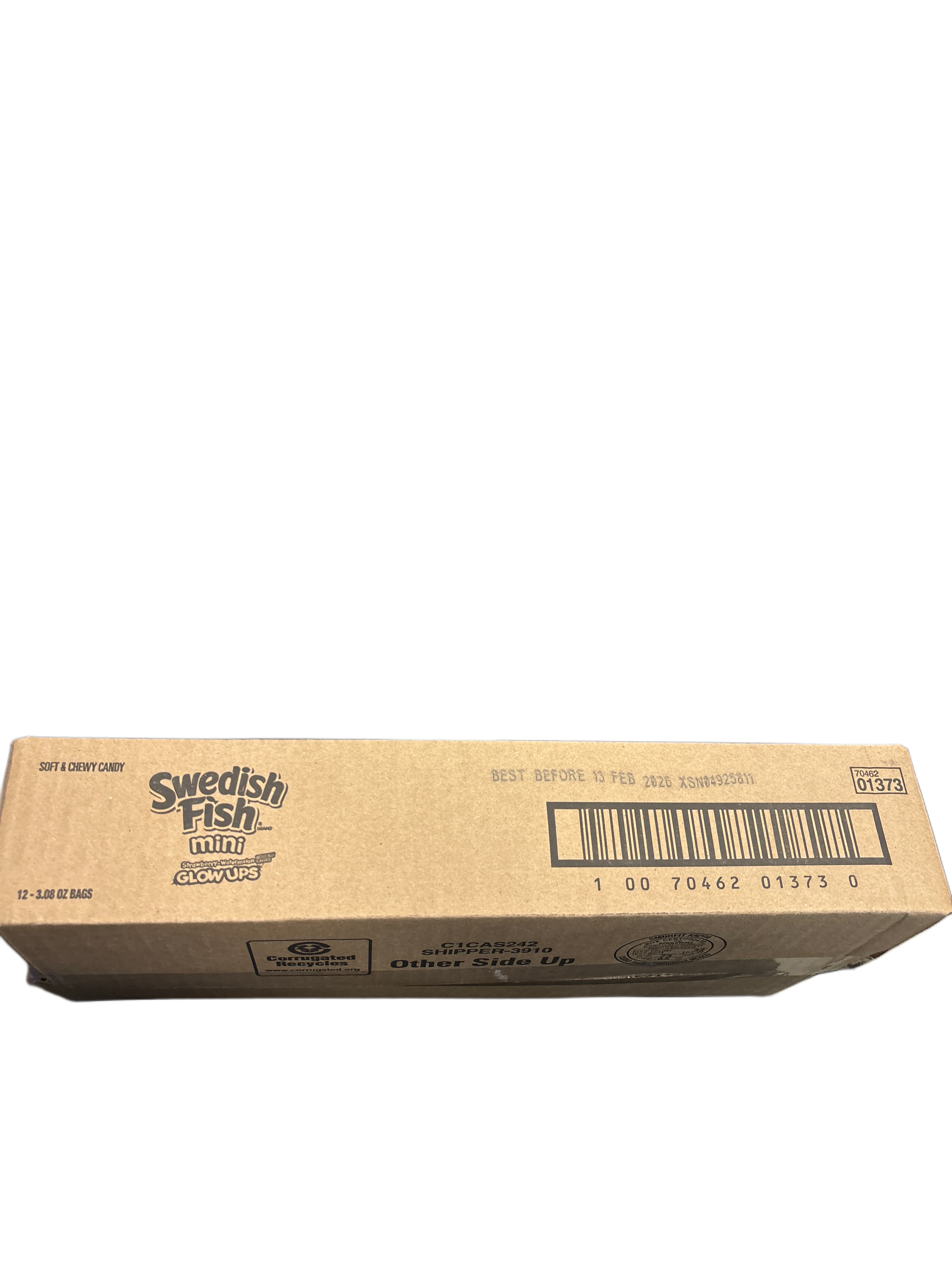 Swedish Fish Mini Strawberry Watermelon Glow Ups Candy Bag 3.08OZ - Mexico Edition - Candy - Case Of 12 - BB: 02/26 - Extreme Snacks Wholesale