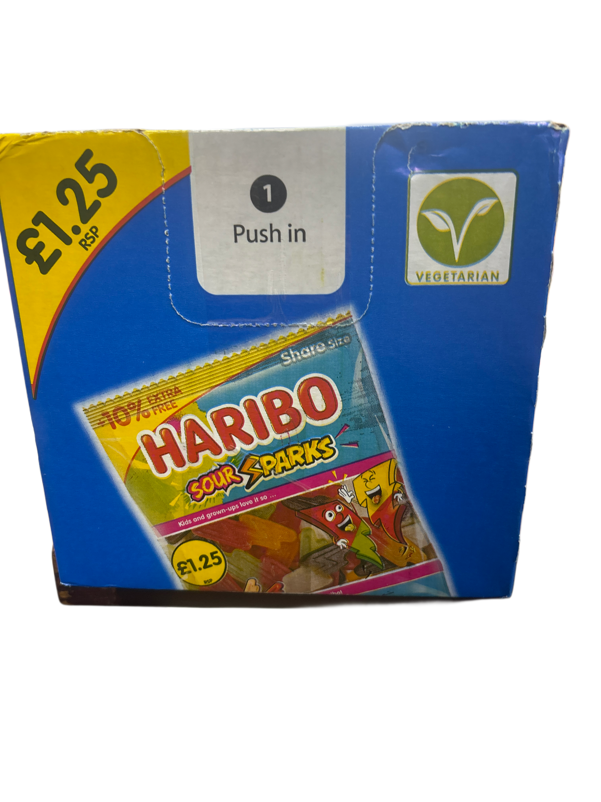 Haribo Sour Sparks Candy Bag 154G - U.K Edition - Candy - Case Of 12 - BB: 09/25 - Extreme Snacks Wholesale