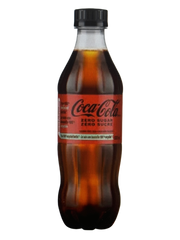 Coca-Cola Zero Sugar, 500 ml bottles, Case Of 24 - Canadian Edition - Beverage - Pallet - BB: Fresh Date - Extreme Snacks Wholesale