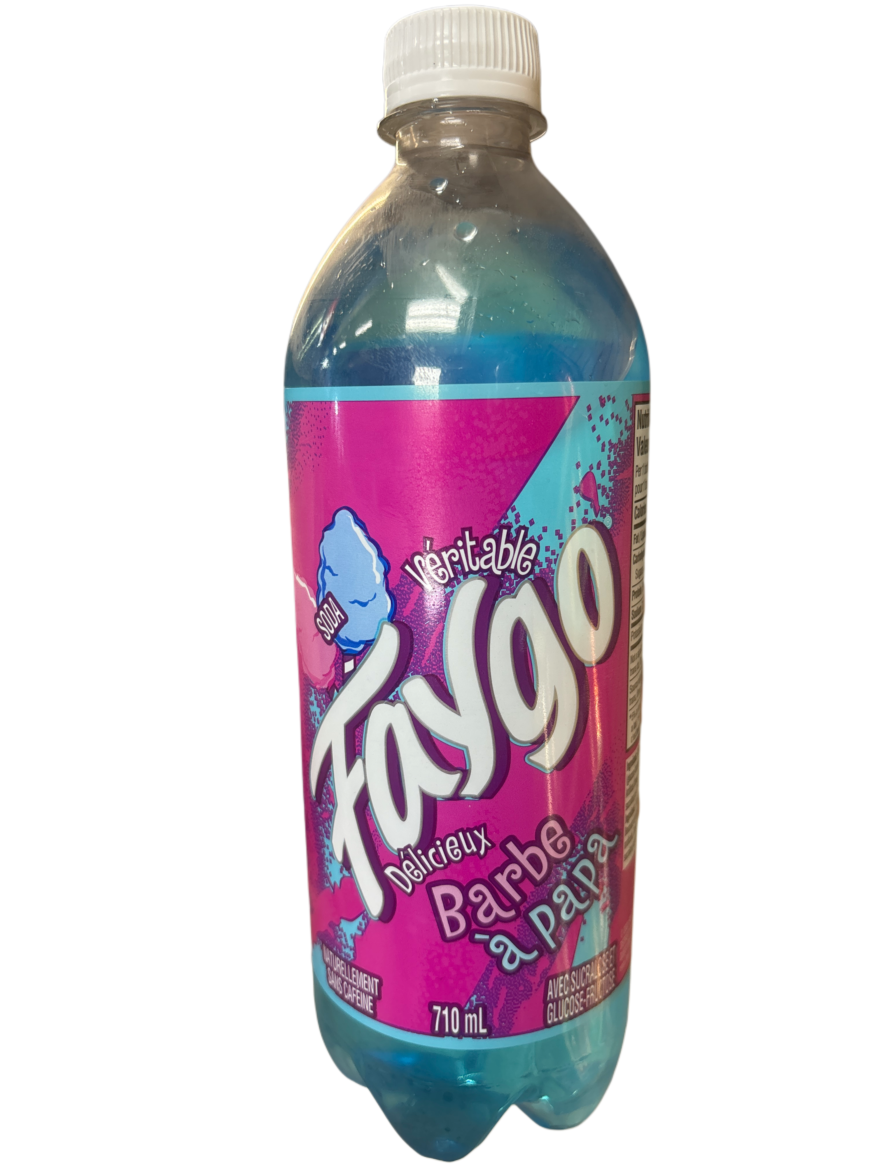 Faygo Cotton Candy Soda Bottle 710ML - U.S Edition - Beverage - Case Of 24 - BB: N/A - Extreme Snacks Wholesale