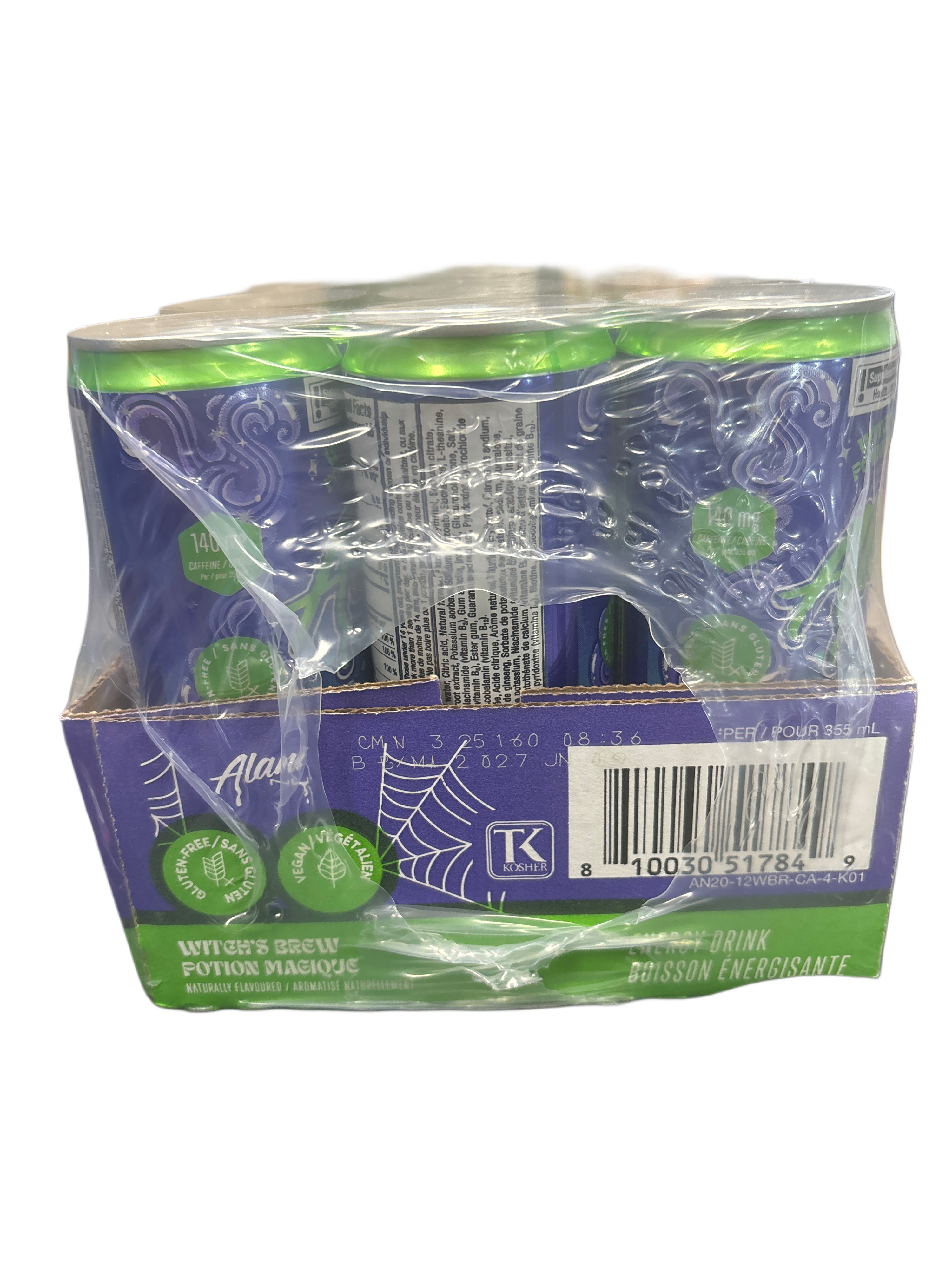 Alani Nu Witch's Brew Energy Drink 355ML - Canada Edition - Beverage - Case of 12 - BB: 07/26
