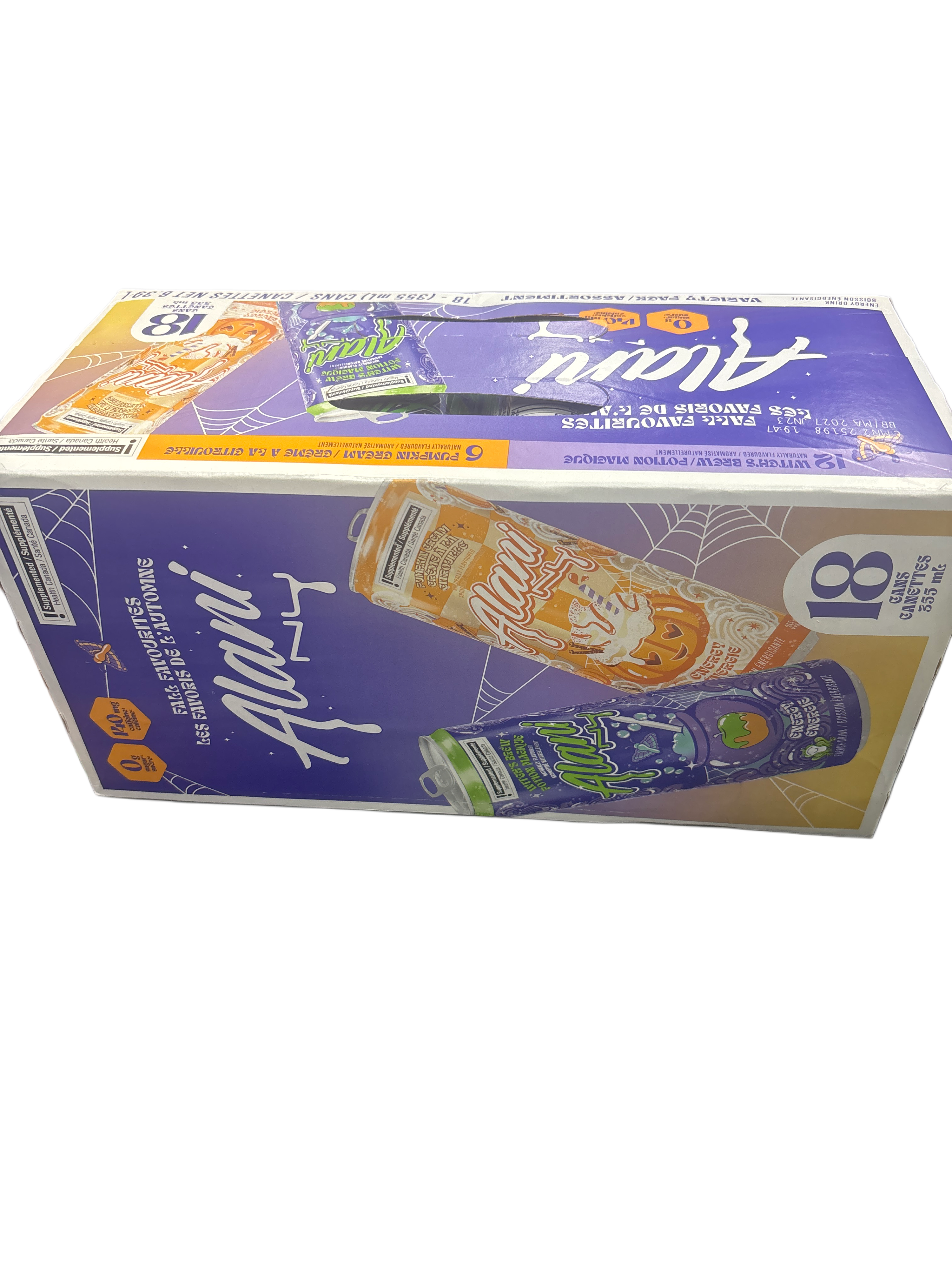 Alani NU Energy Drink Halloween Bundle 18 Pack - Canada Edition - Beverage - Case of 18 - BB: N/A