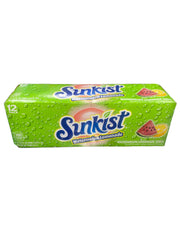 Sunkist Watermelon Lemonade Can 355ML - U.S Edition - Beverage - Case of 12 - BB: N/A - Extreme Snacks Wholesale