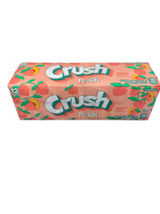 Crush Peach Pop Can 355ML - U.S Edition - Beverage - Case of 12 - BB: N/A - Extreme Snacks Wholesale