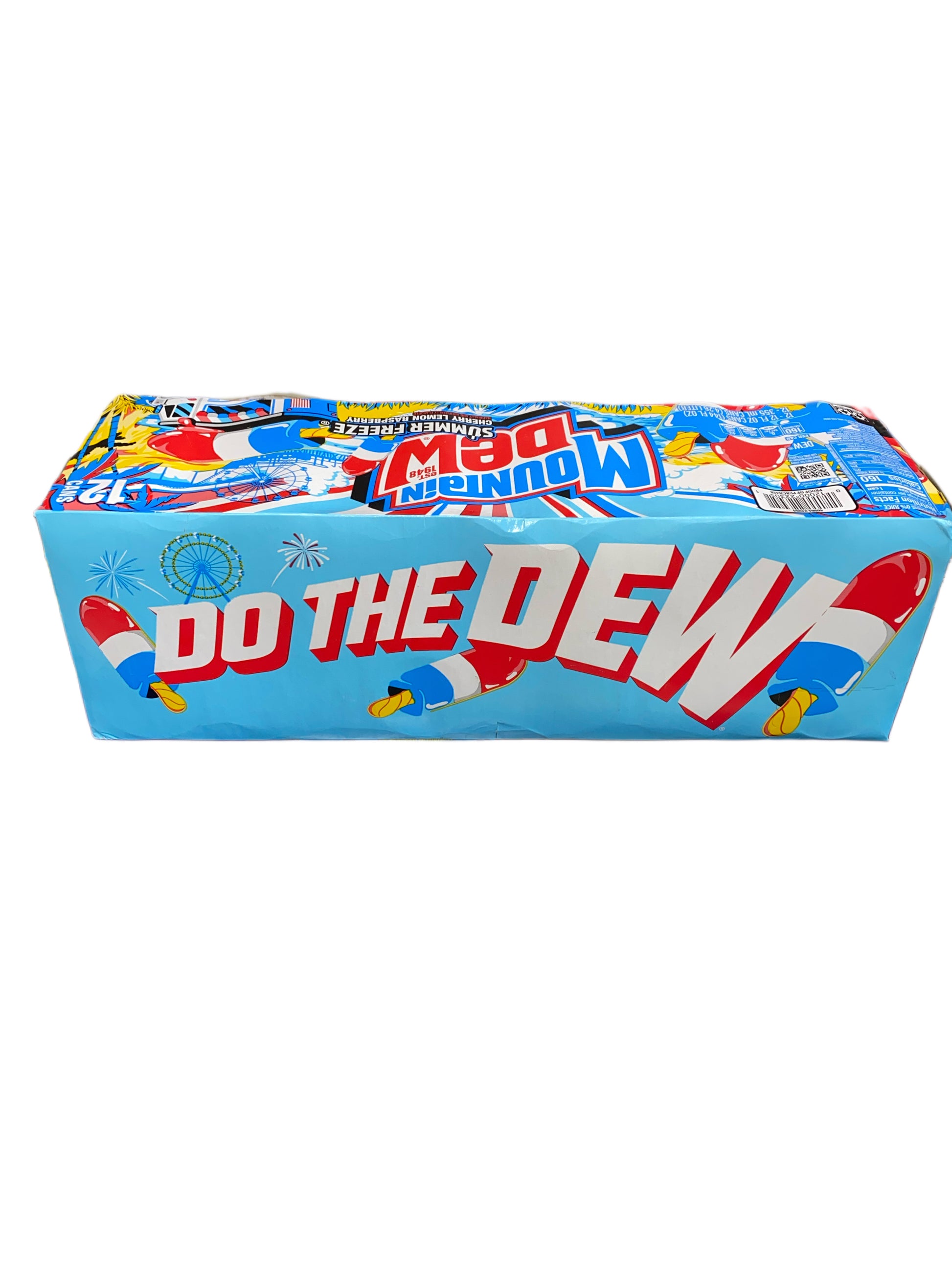 Mountain Dew Summer Freeze Can 355ML - U.S Edition - Beverage - Case of 12 - BB: N/A - Extreme Snacks Wholesale