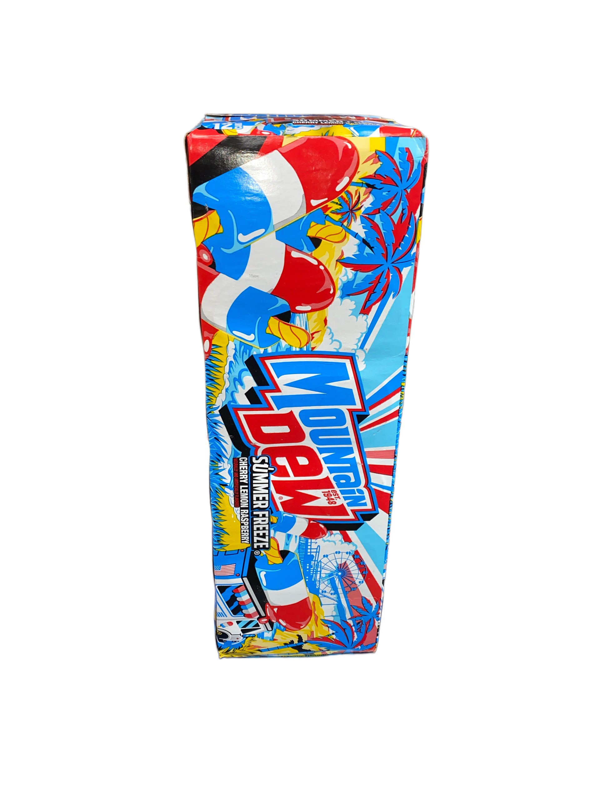 Mountain Dew Summer Freeze Can 355ML - U.S Edition - Beverage - Case of 12 - BB: N/A - Extreme Snacks Wholesale