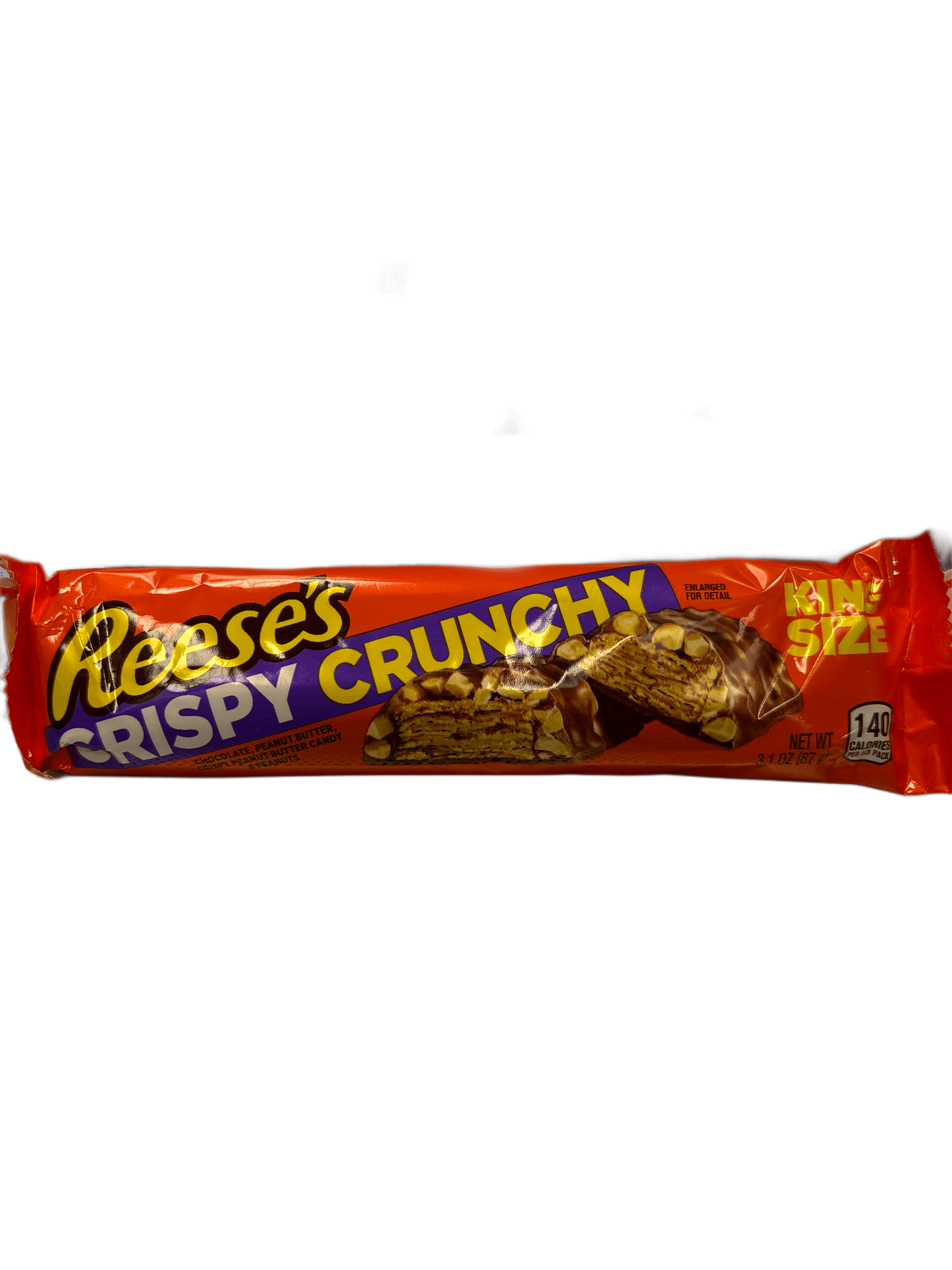 Reese's Crispy Crunchy King Size 87g  - U.S Edition - Chocolate - Case of 18 - BB: N/A