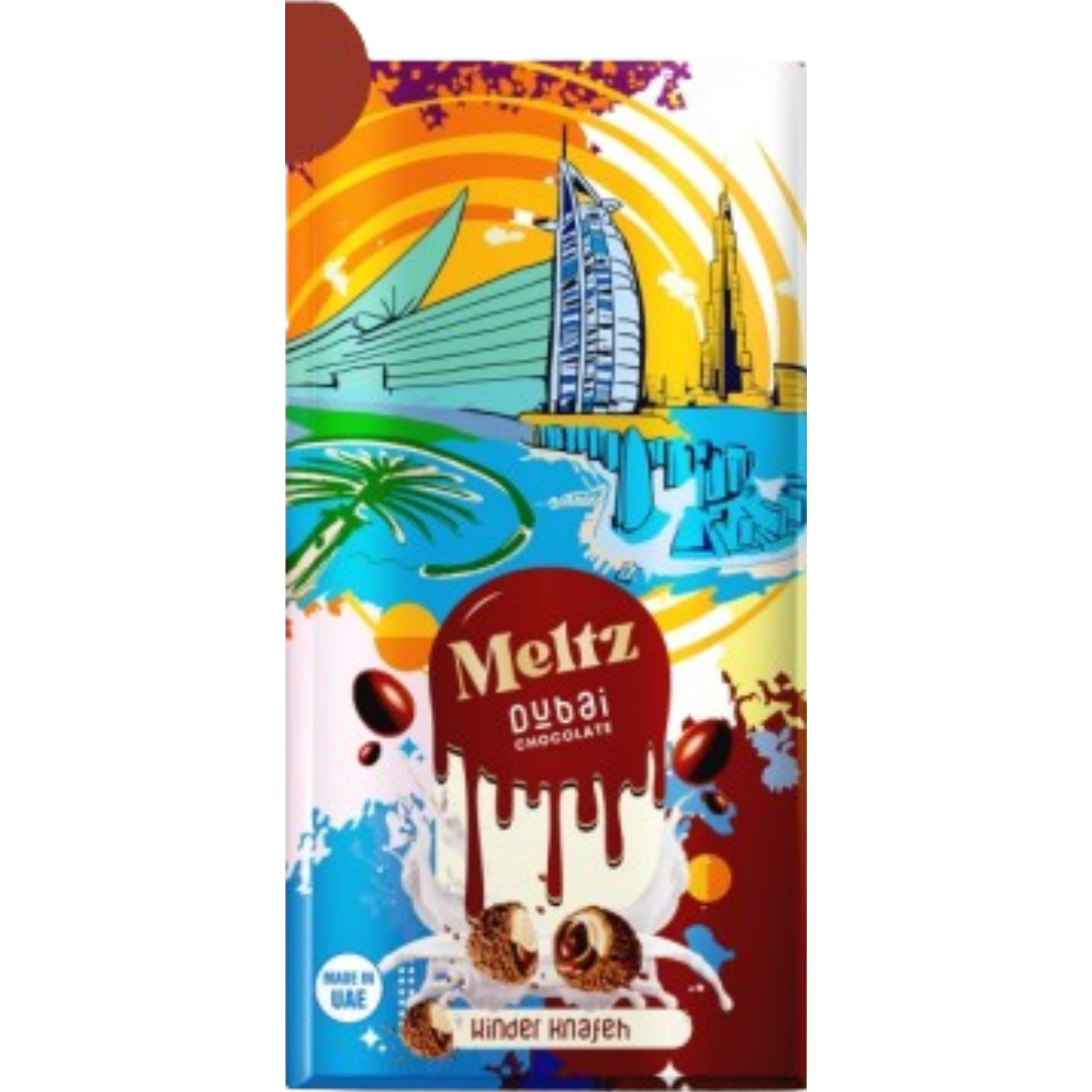 Meltz Dubai Chocolate Knafeh Kinder 75G - UAE Edition - Chocolate - Case Of 12- BB: 02/26